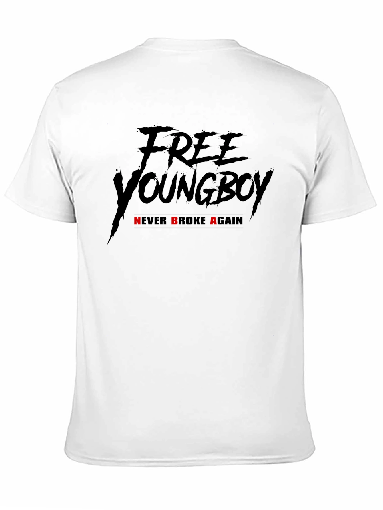 Free Youngboy Never Broke Again Black T-Shirt