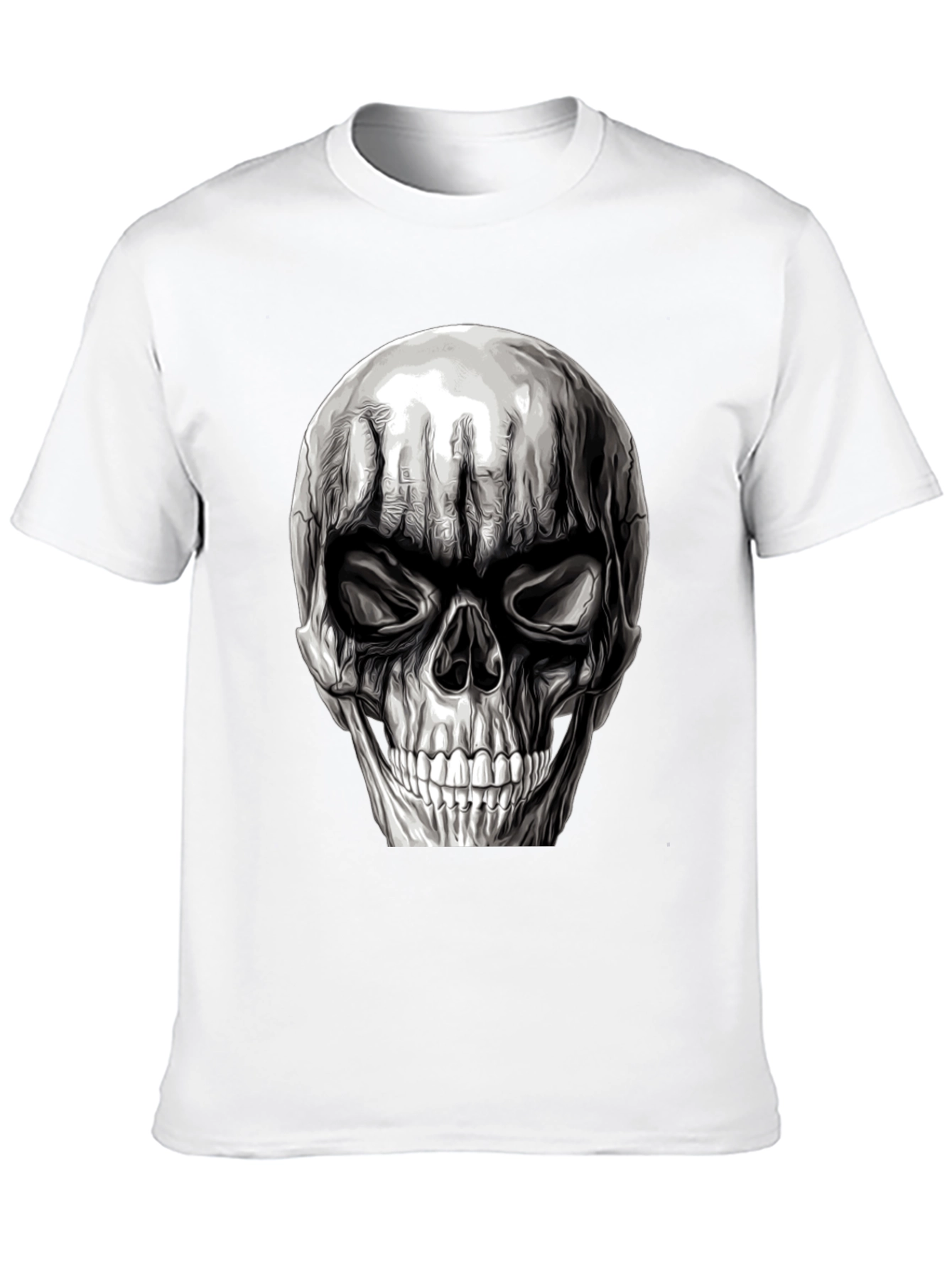 Skull Graphic T-Shirt - Mens Black Tee