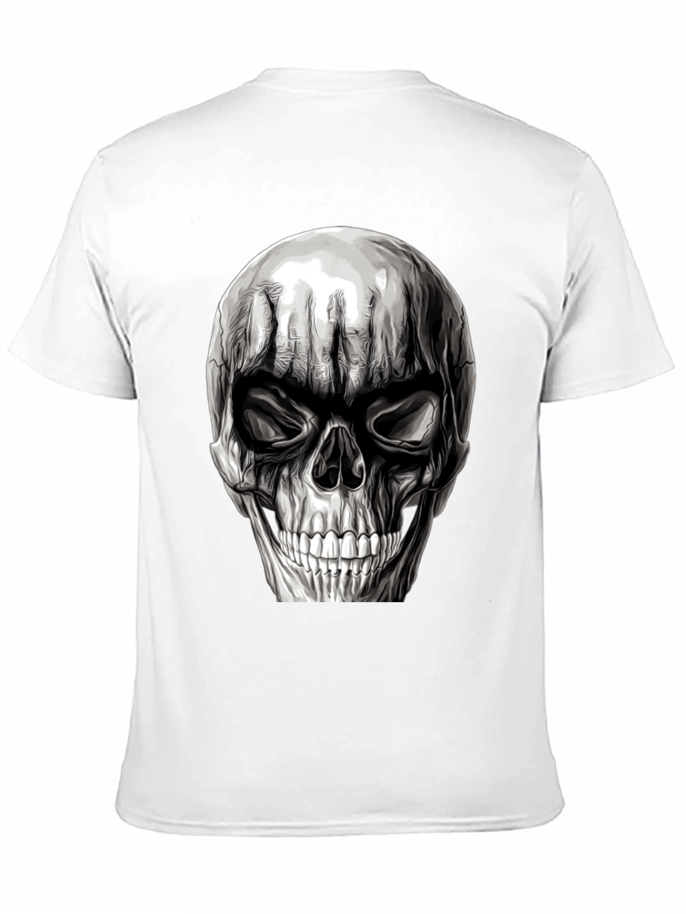Skull Graphic T-Shirt - Mens Black Tee