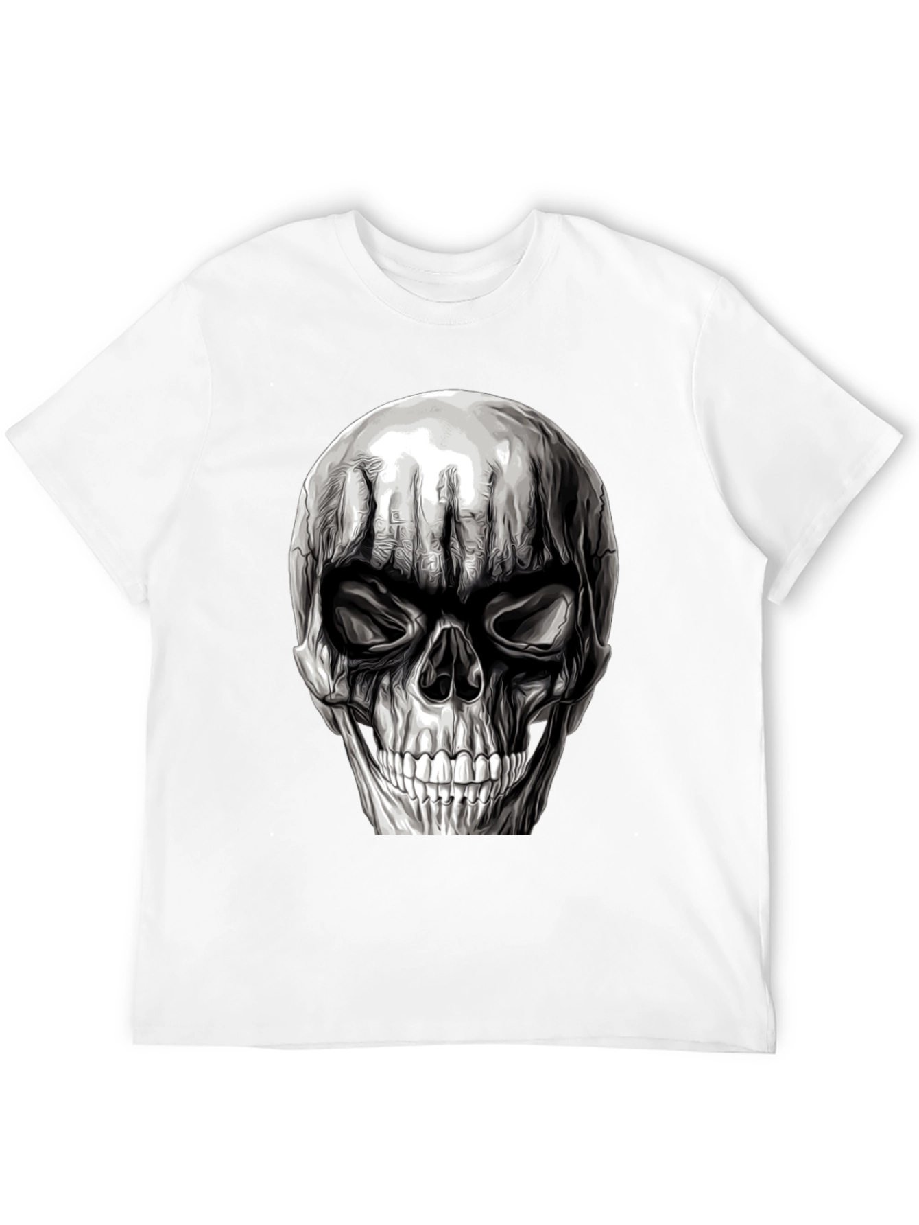 Skull Graphic T-Shirt - Mens Black Tee