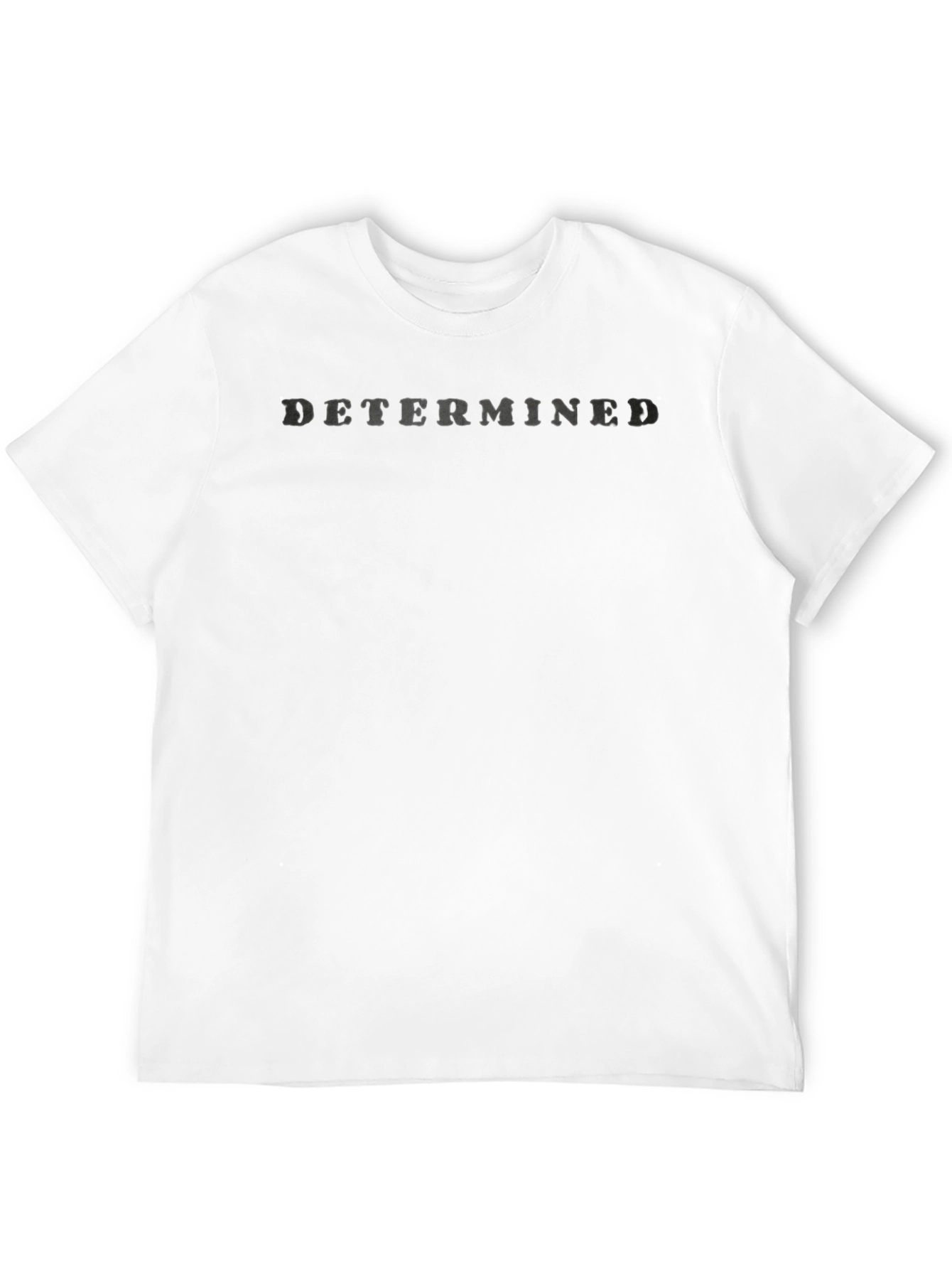 Determined Black Graphic T-Shirt