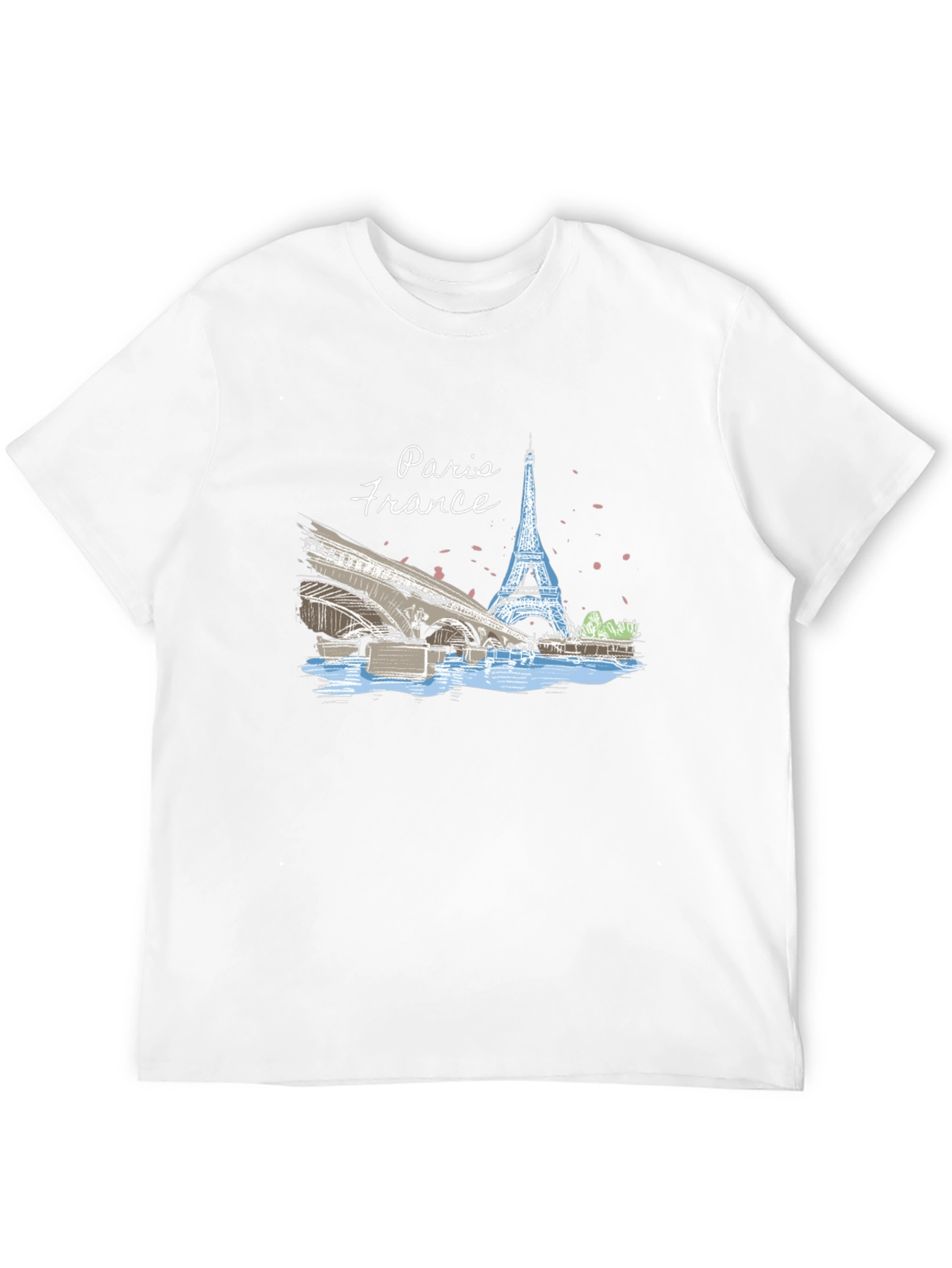 Paris France T-Shirt - Eiffel Tower Design