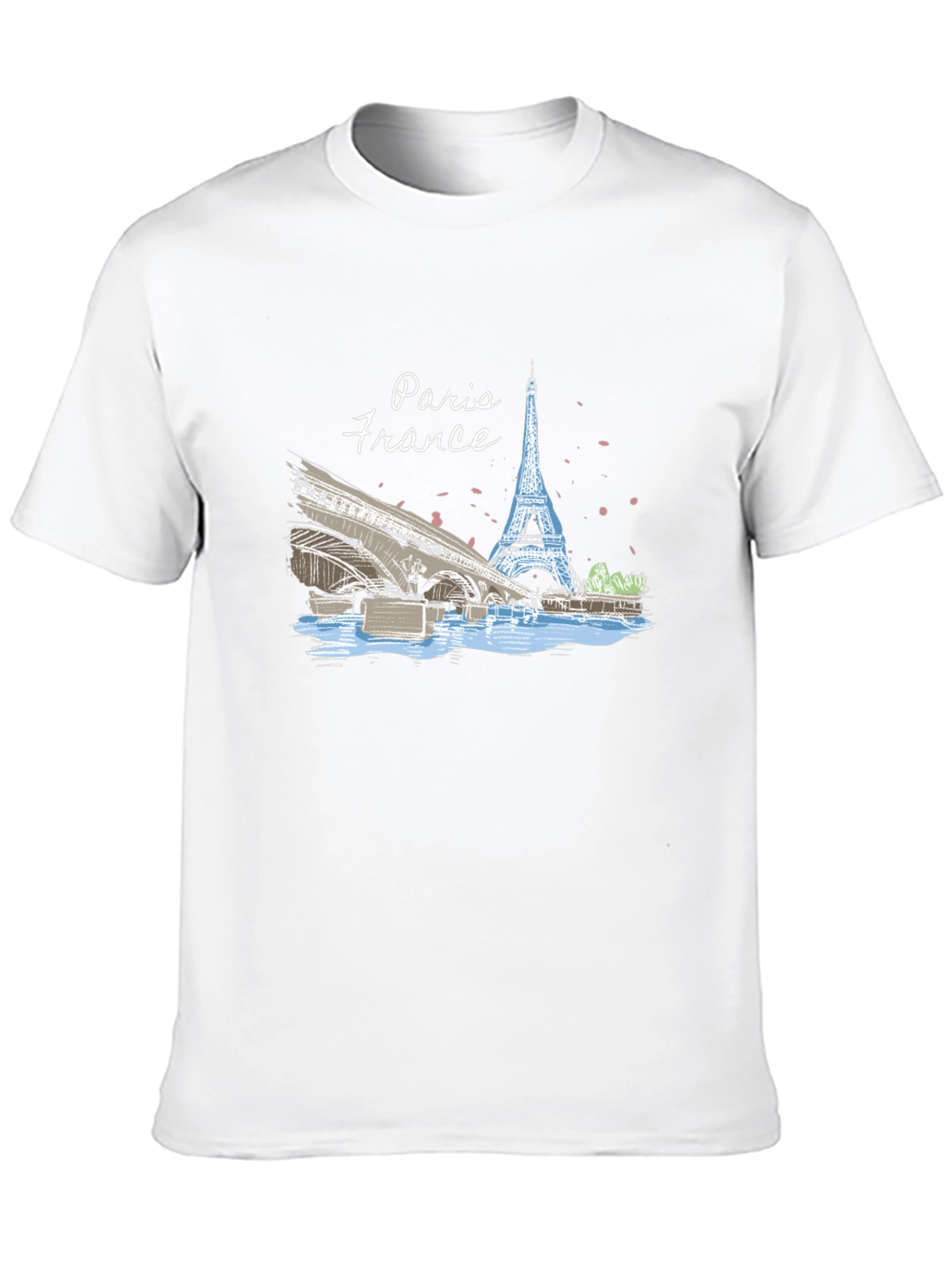 Paris France T-Shirt - Eiffel Tower Design