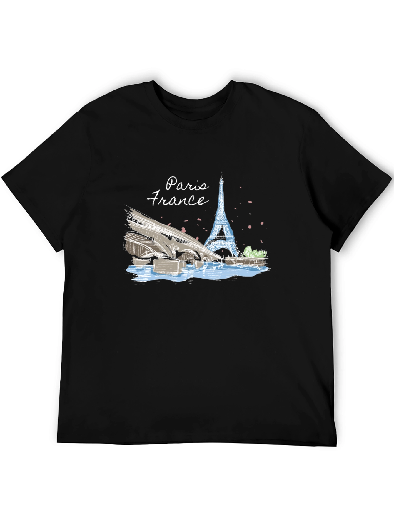 Paris France T-Shirt - Eiffel Tower Design