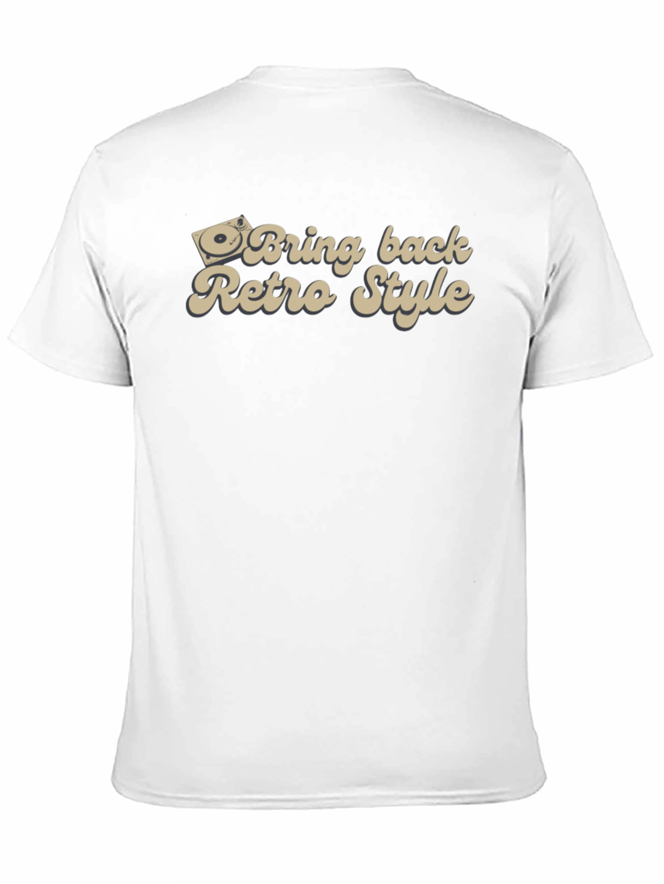 Retro Style Black T-Shirt