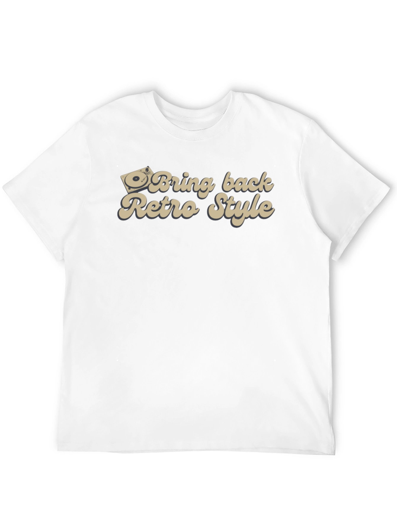 Retro Style Black T-Shirt