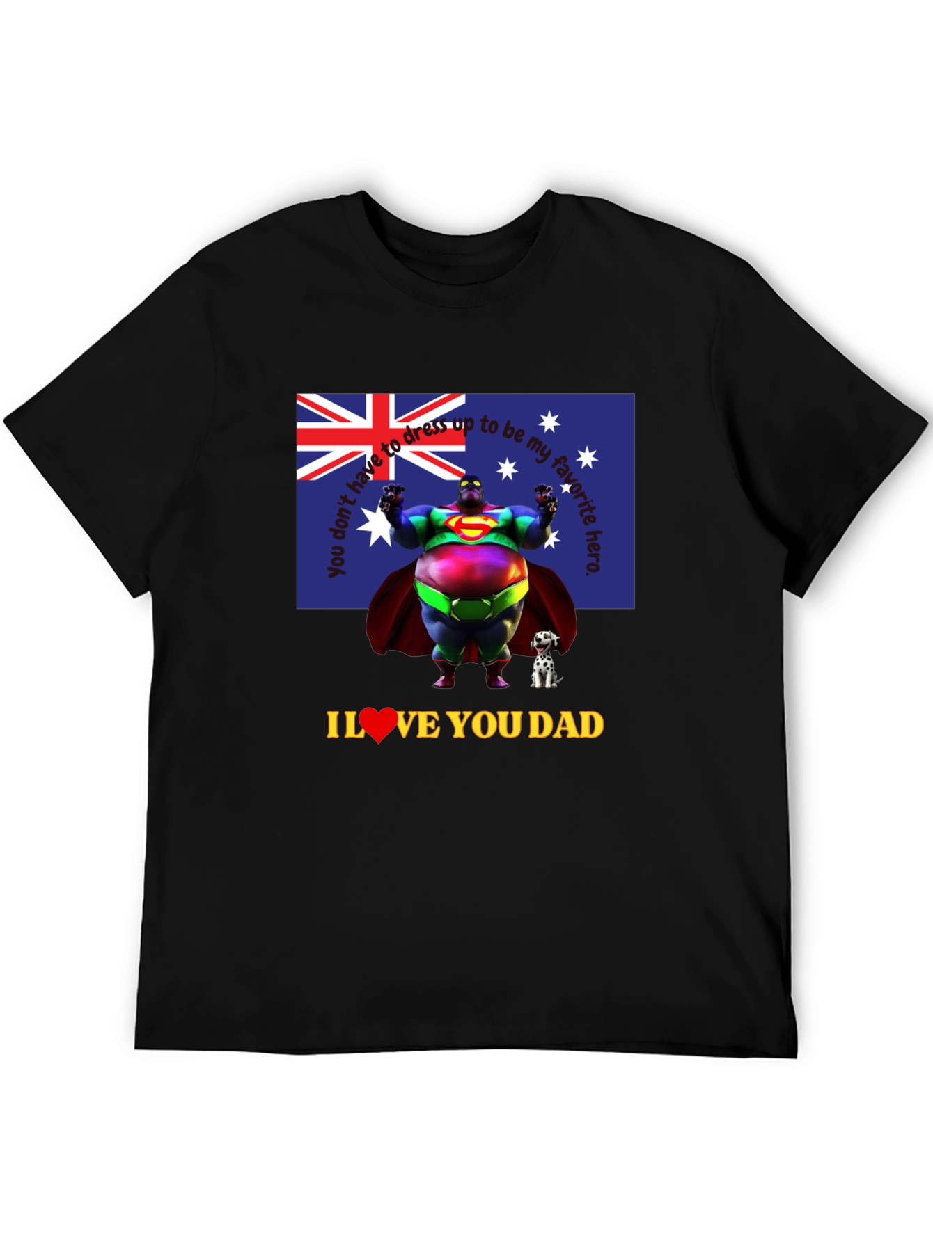 I Love You Dad Superman T-Shirt