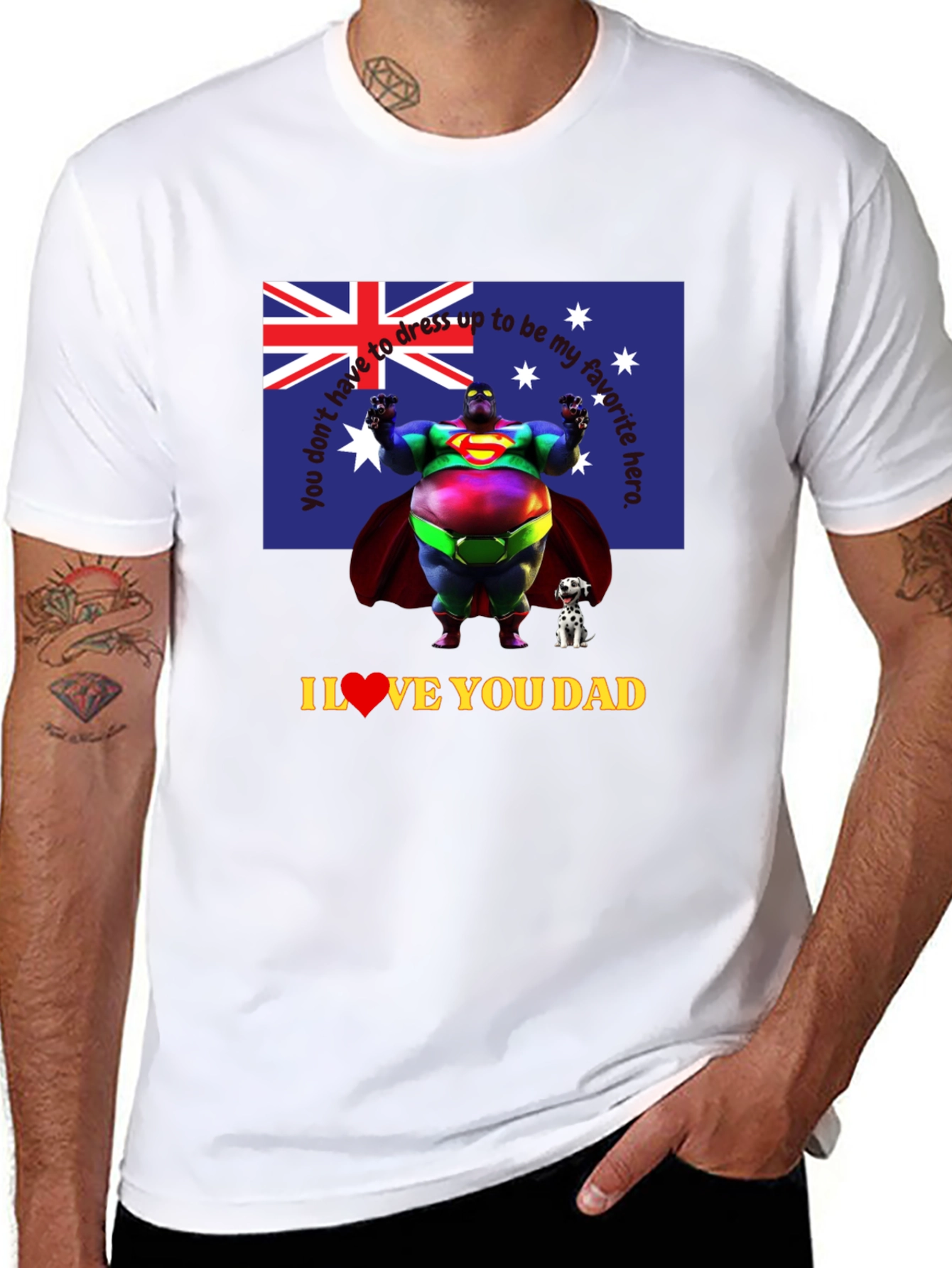 I Love You Dad Superman T-Shirt
