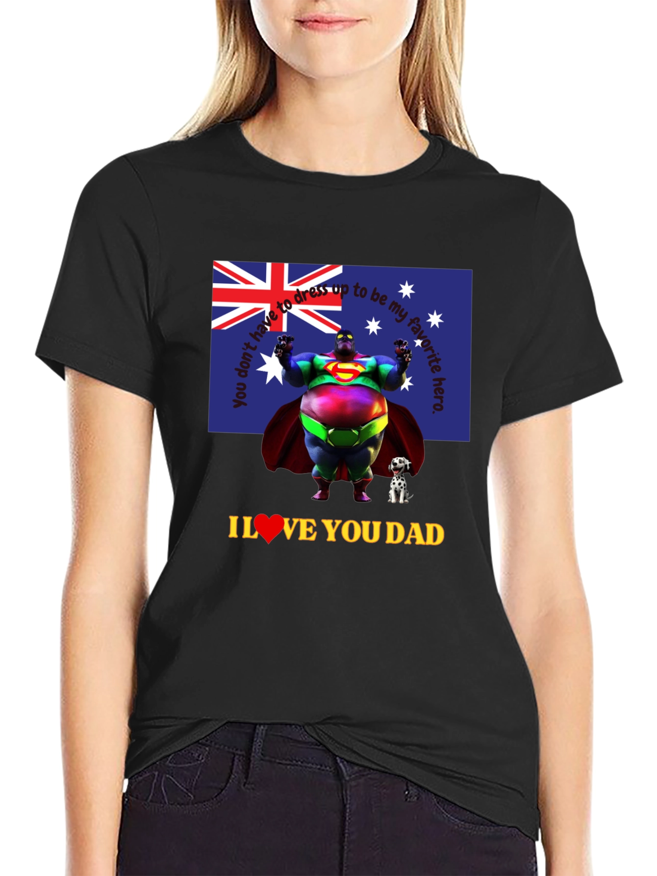 I Love You Dad Superman T-Shirt
