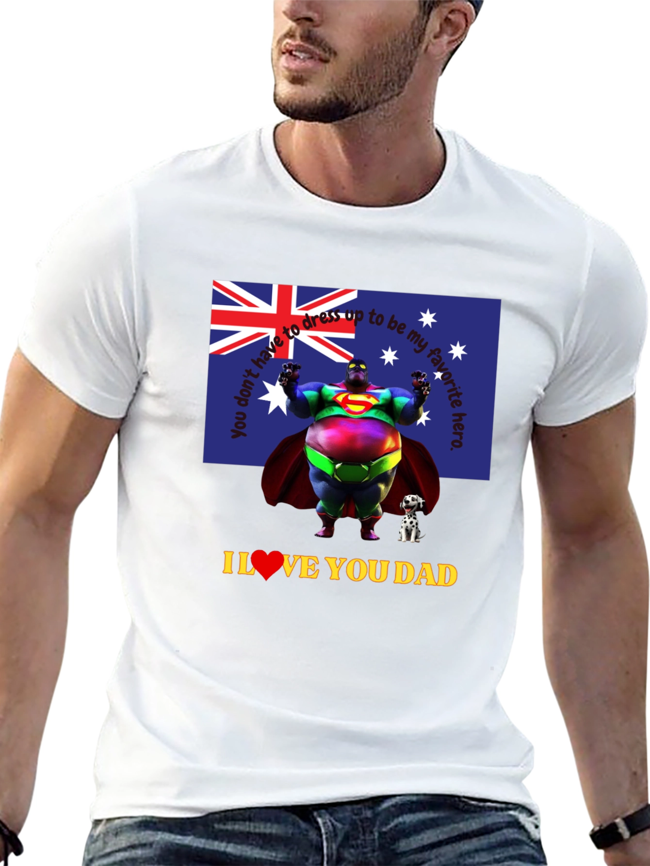 I Love You Dad Superman T-Shirt