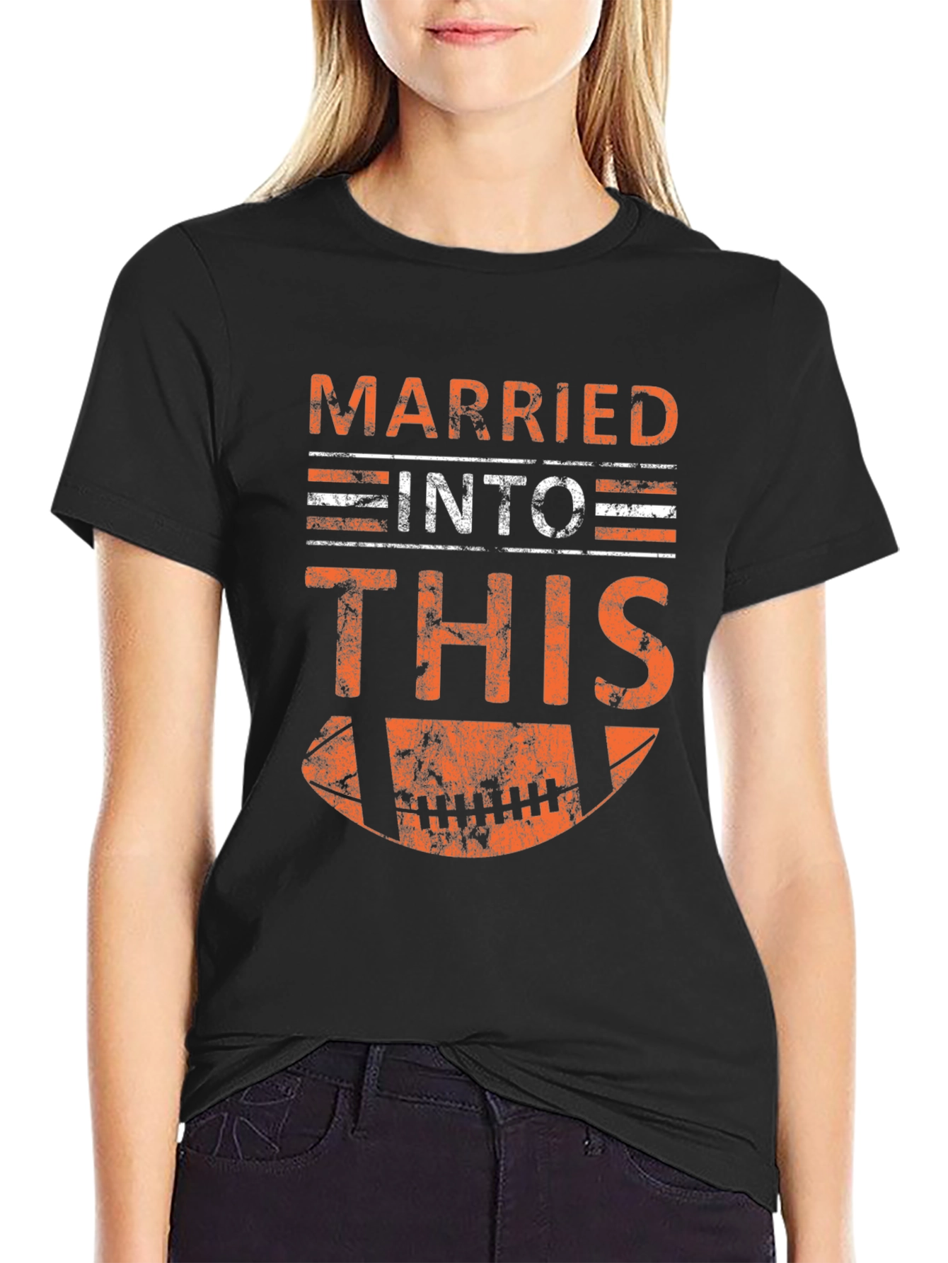 Married Into This Football T-Shirt
