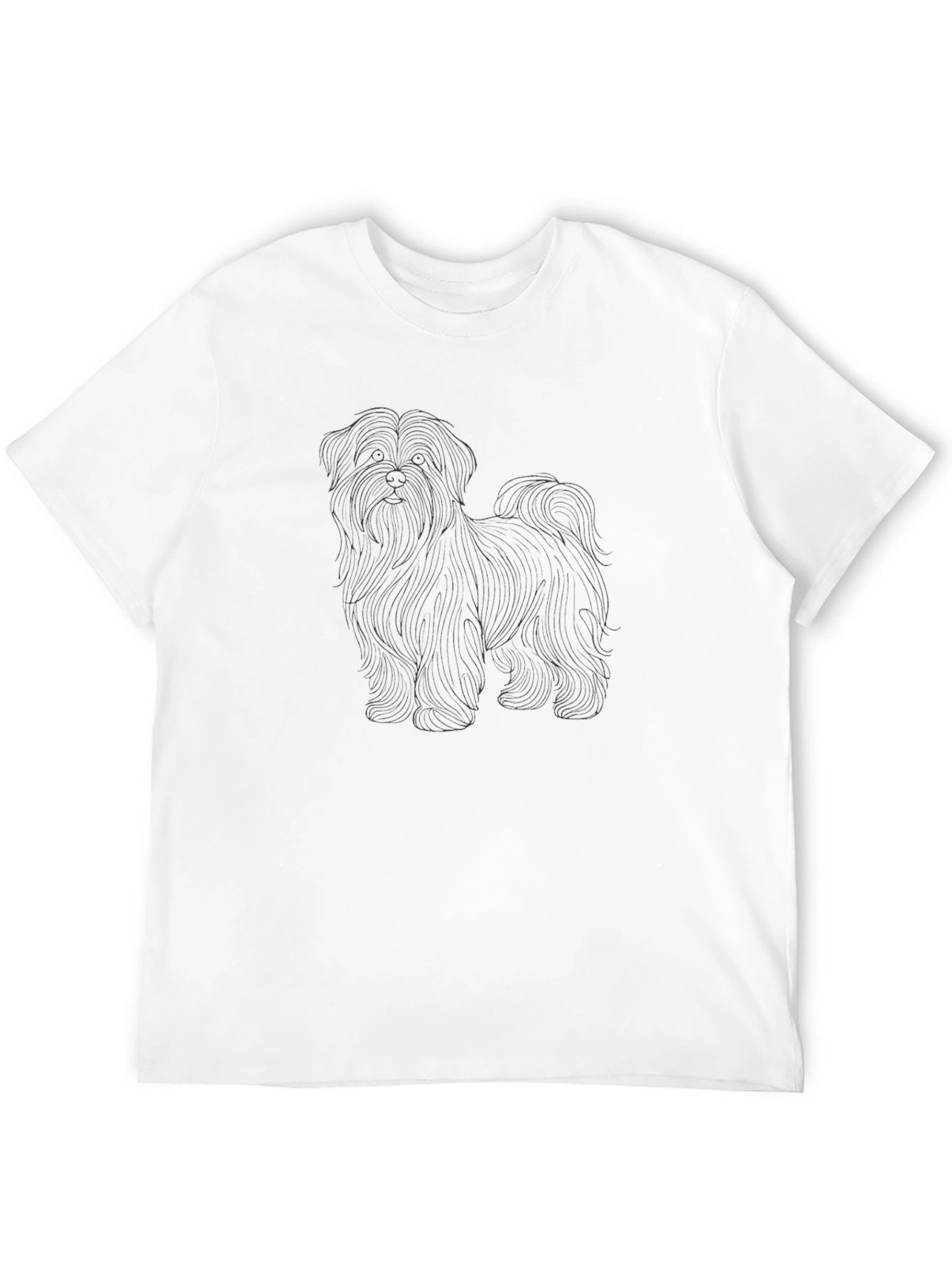 Black Dog Outline Tee