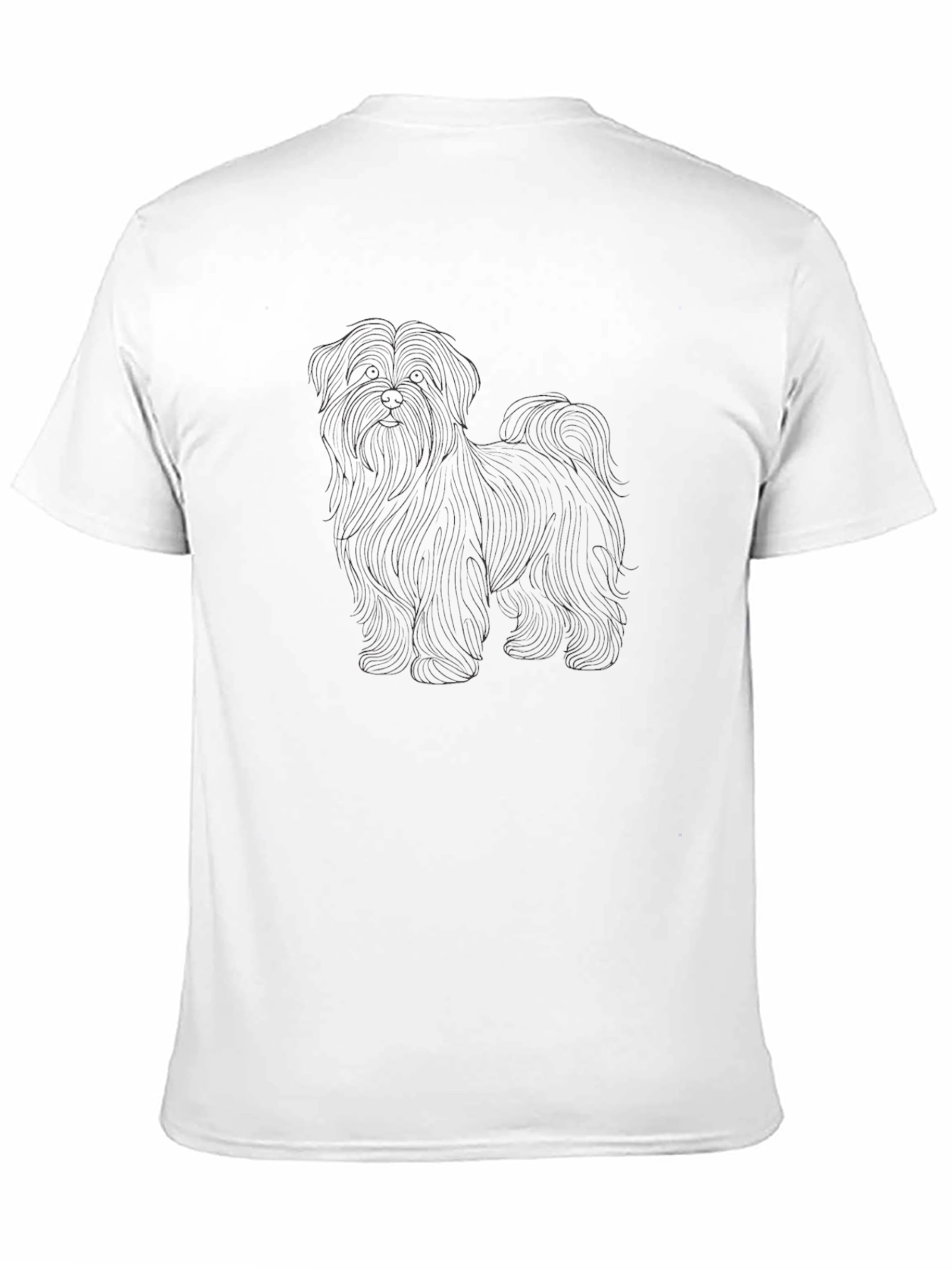Black Dog Outline Tee