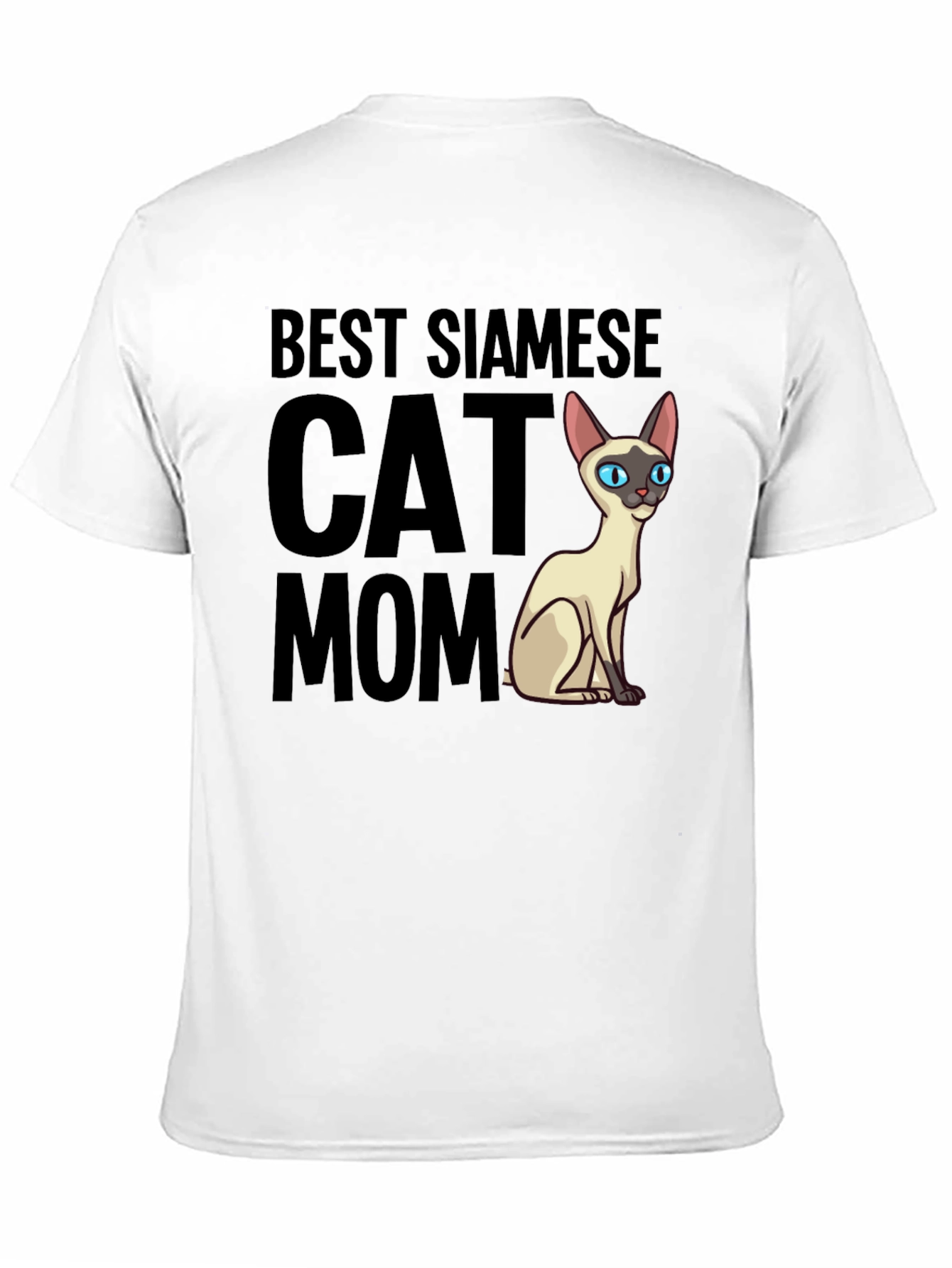 Best Siamese Cat Mom Graphic T-Shirt
