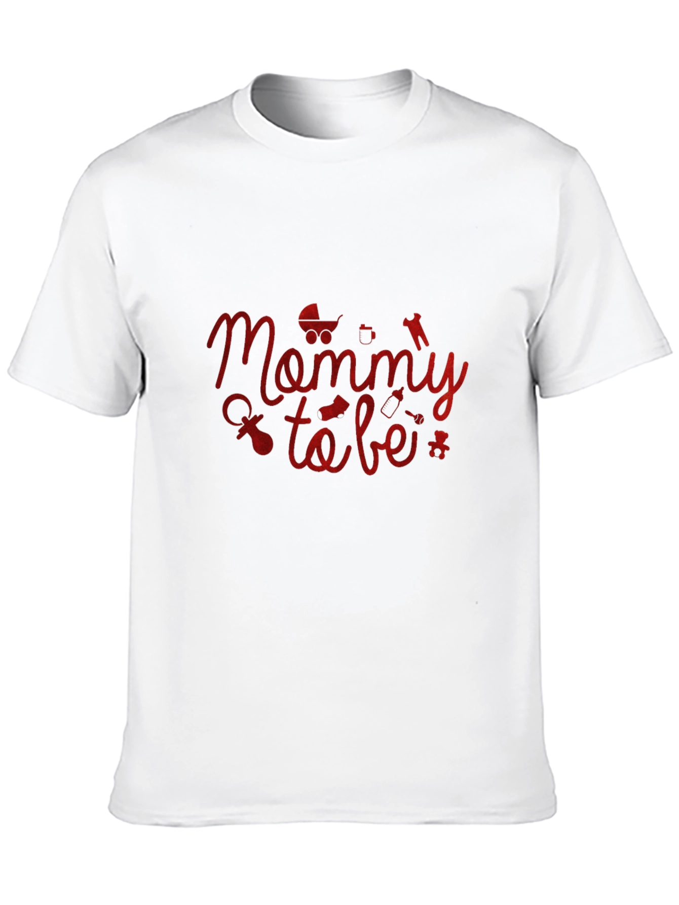 Mommy To Be Graphic Tee - Black Unisex Shirt