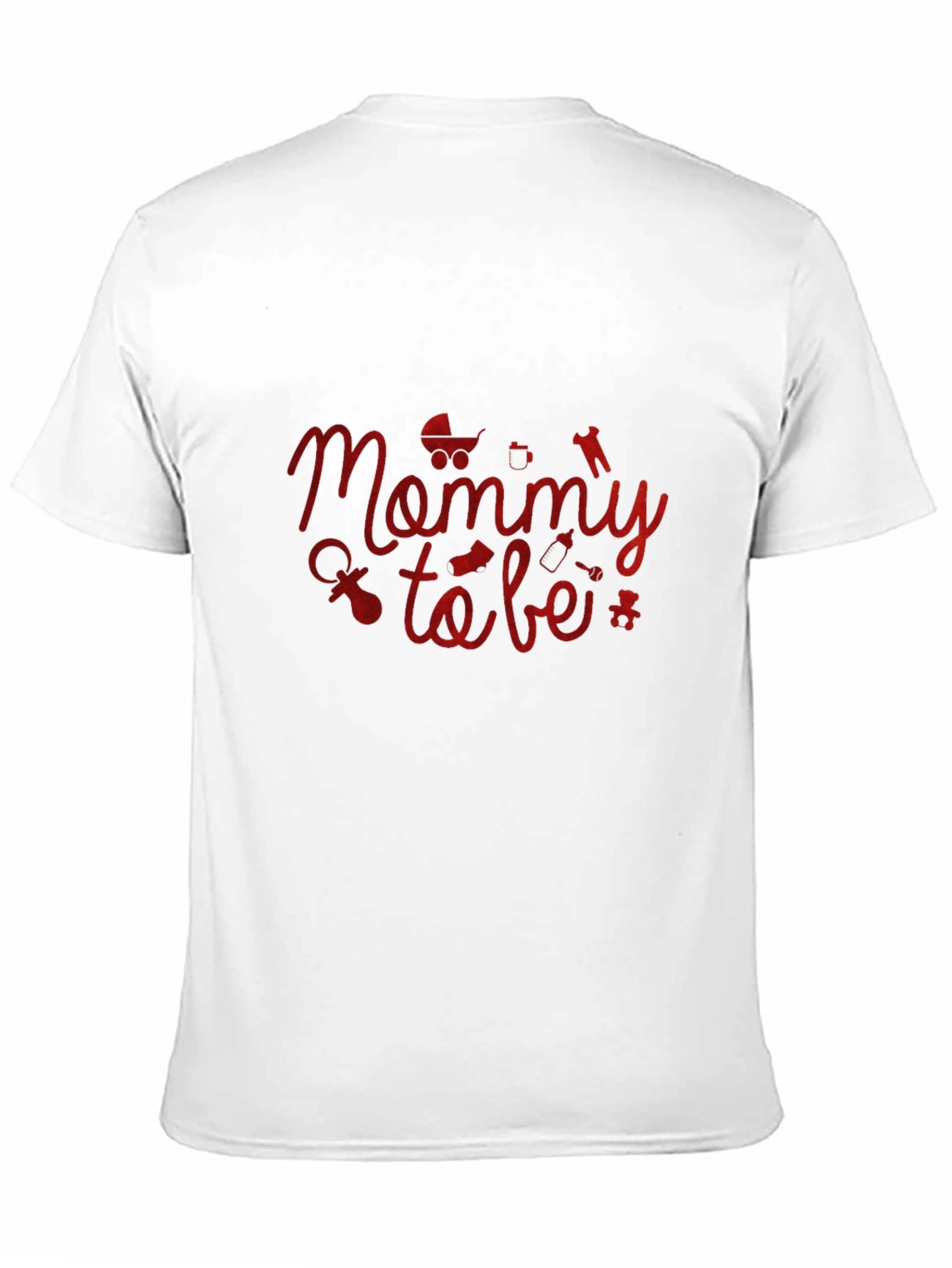 Mommy To Be Graphic Tee - Black Unisex Shirt