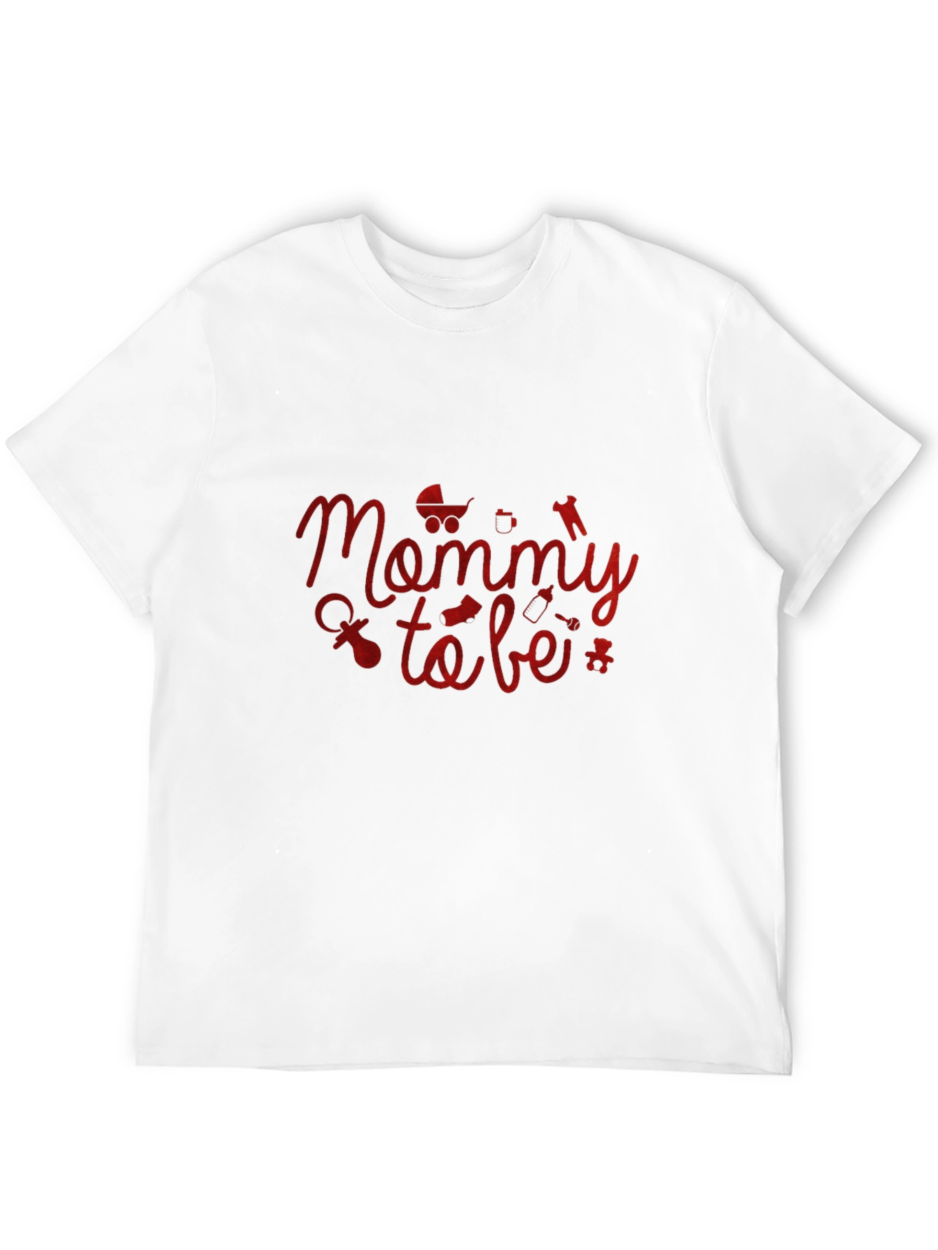 Mommy To Be Graphic Tee - Black Unisex Shirt