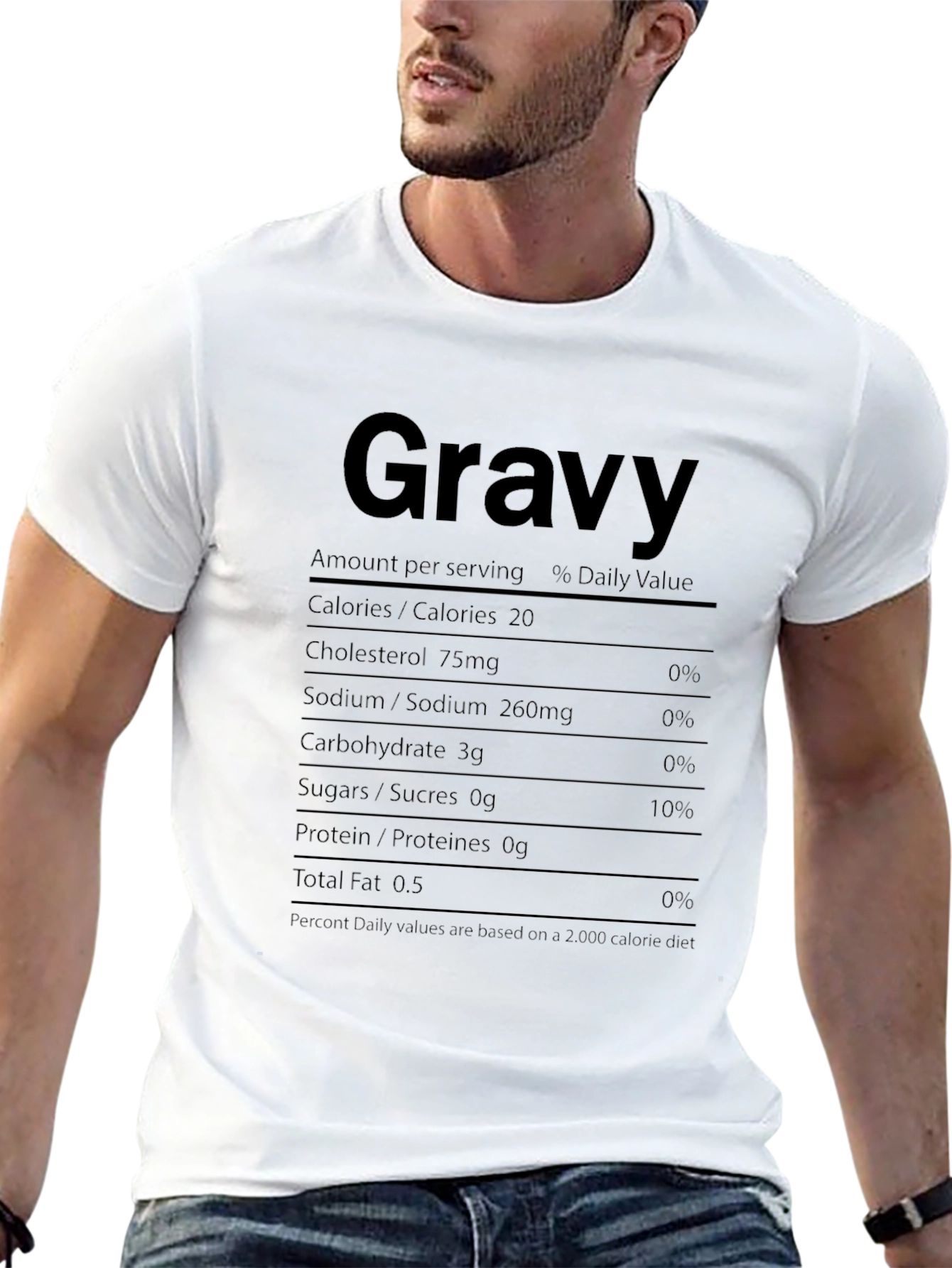 Gravy Nutrition Facts Novelty T-Shirt