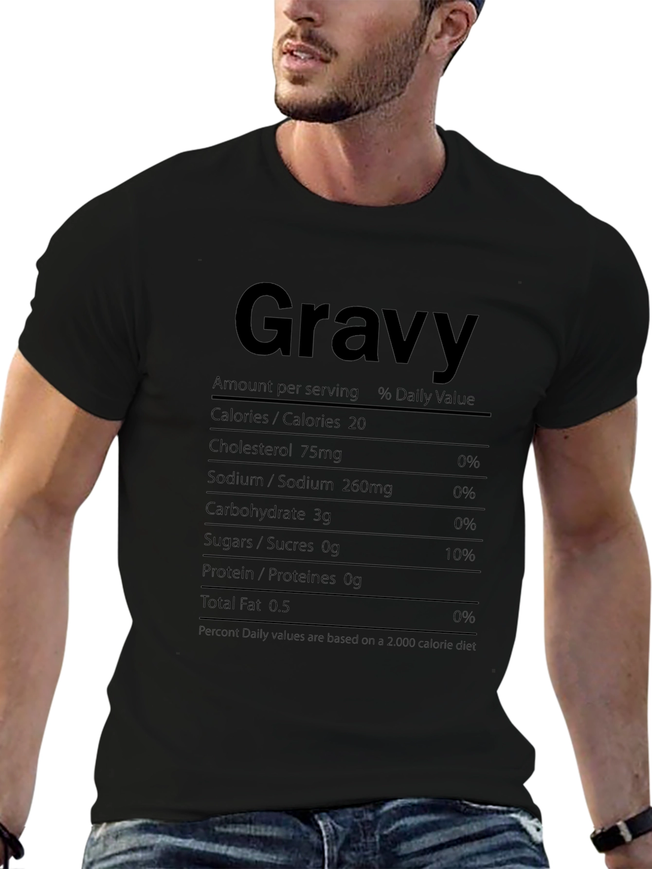 Gravy Nutrition Facts Novelty T-Shirt