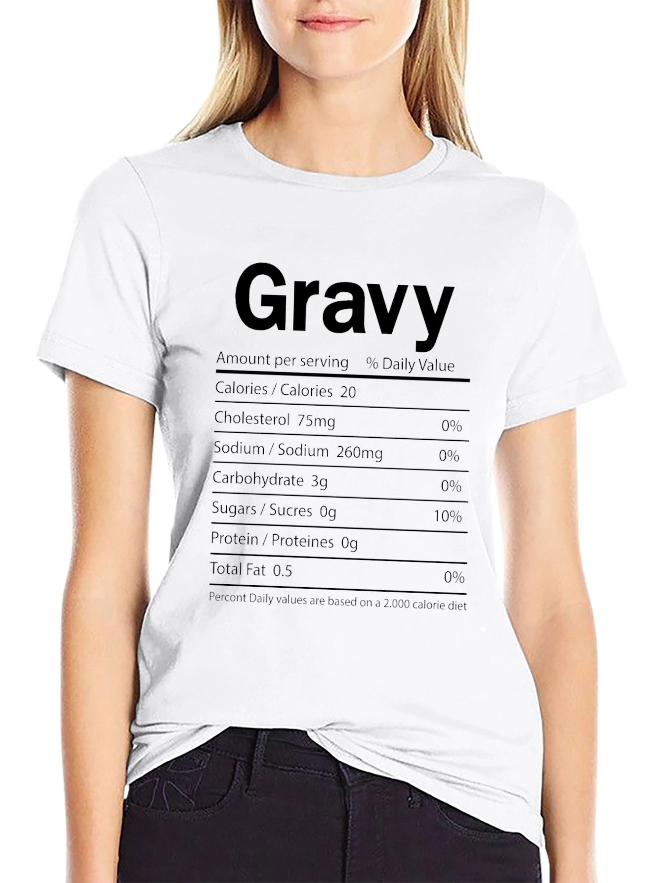 Gravy Nutrition Facts Novelty T-Shirt