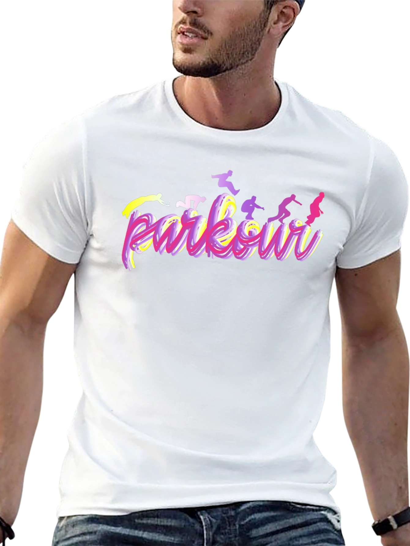 Parkour T-Shirt Colorful Design