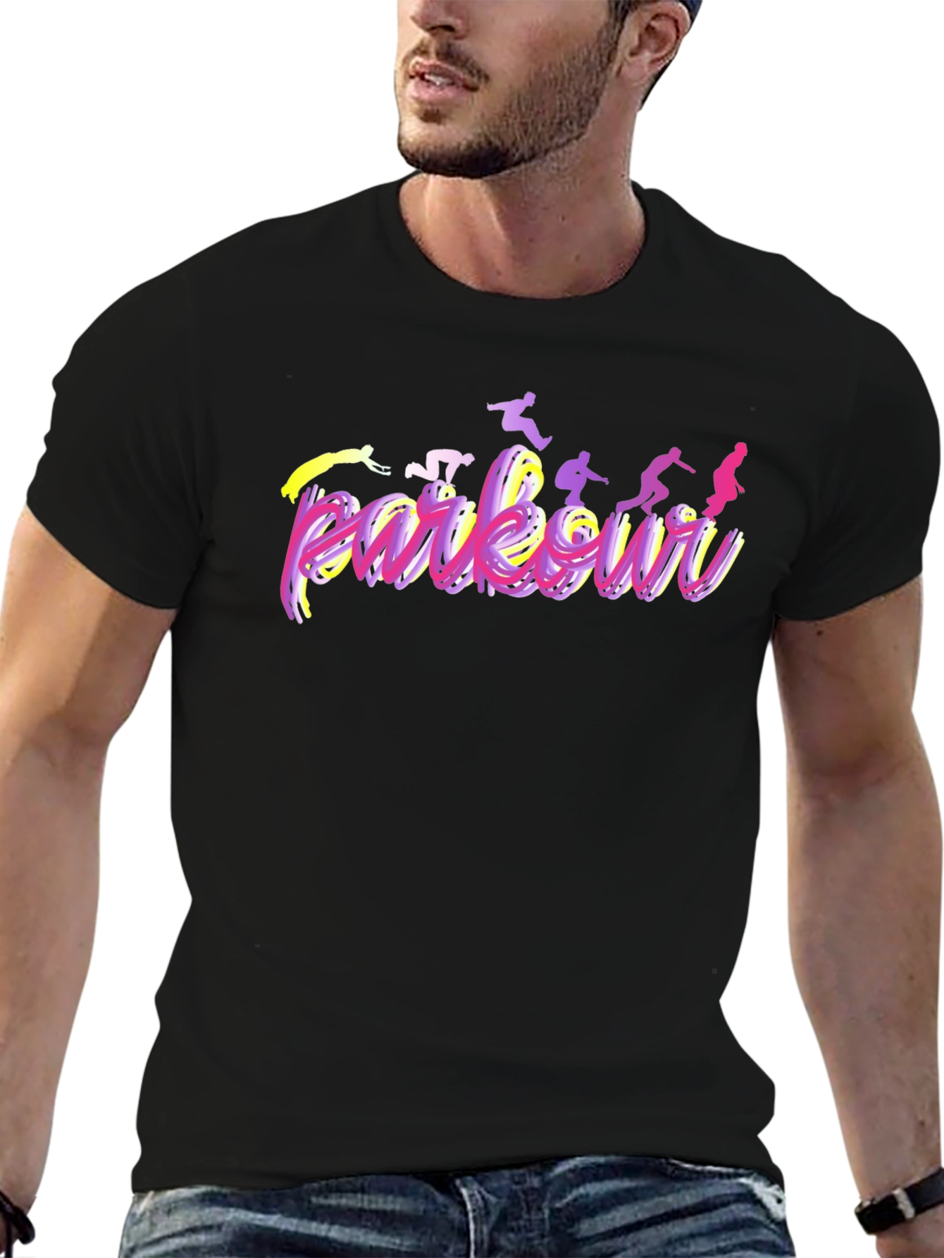 Parkour T-Shirt Colorful Design