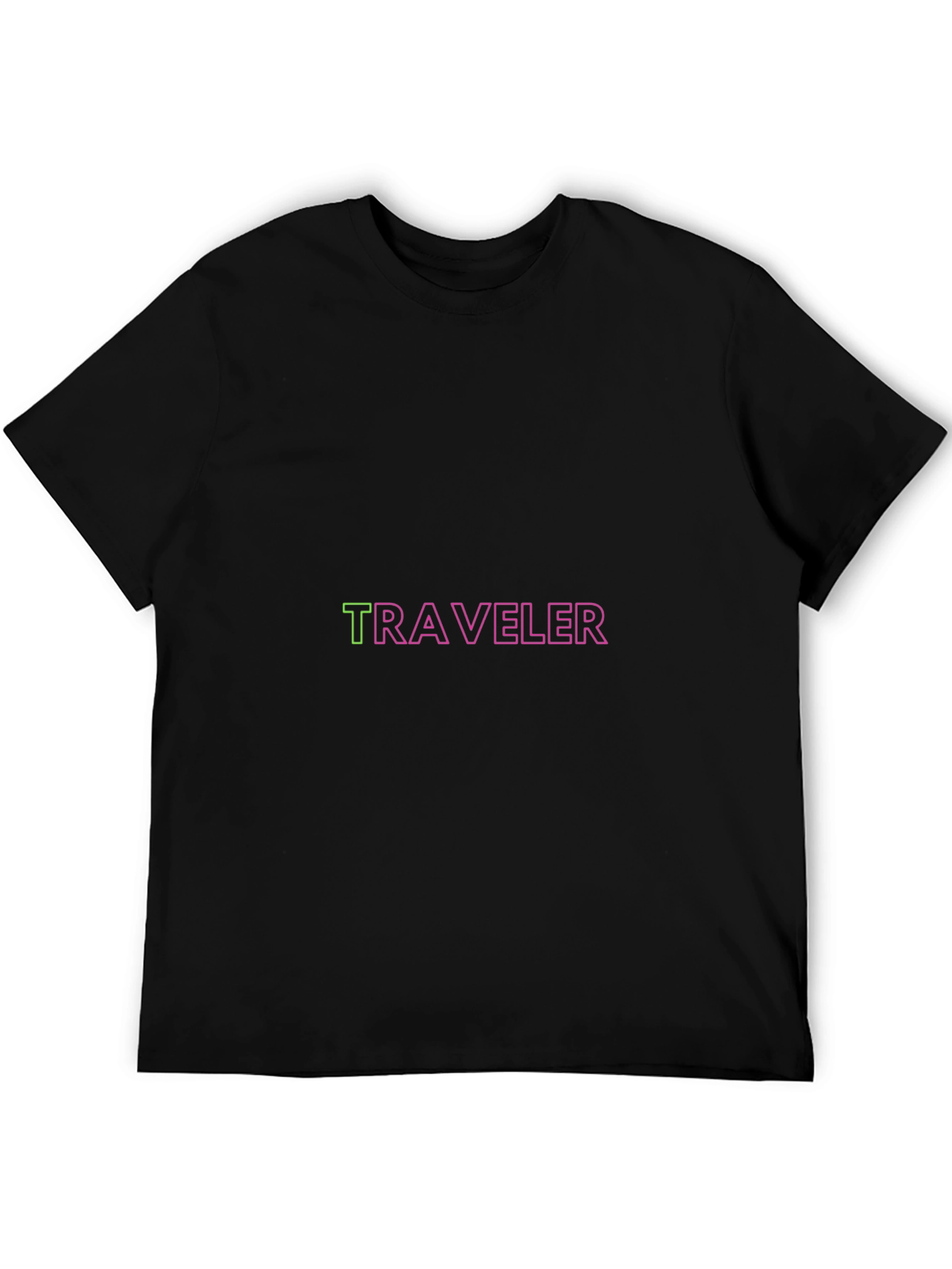 Traveler Graphic Tee - Stylish Black T-Shirt
