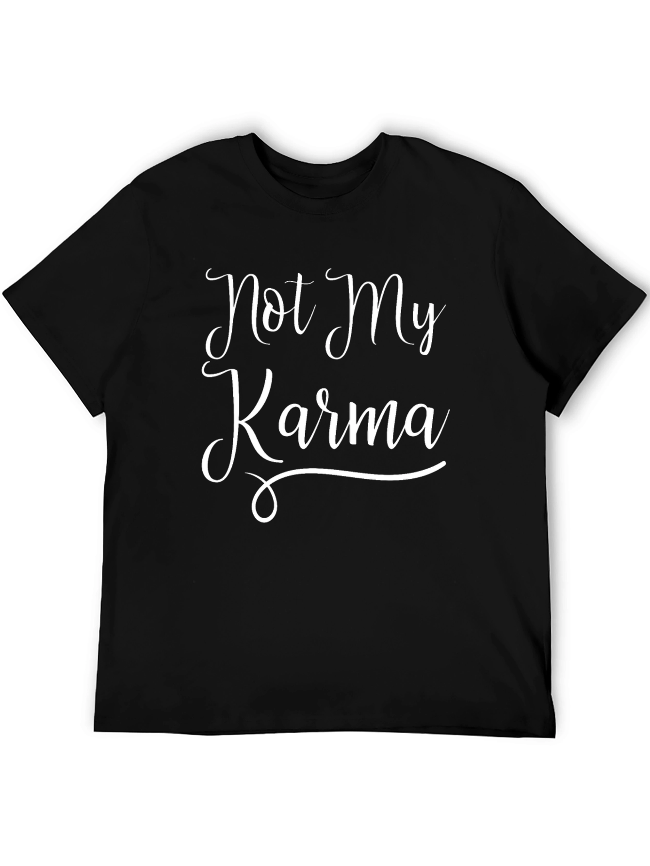 Not My Karma Graphic Tee - Black