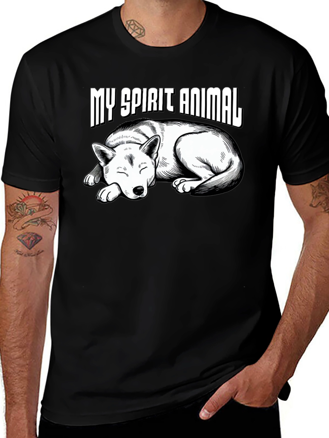 My Spirit Animal Dog Graphic T-Shirt