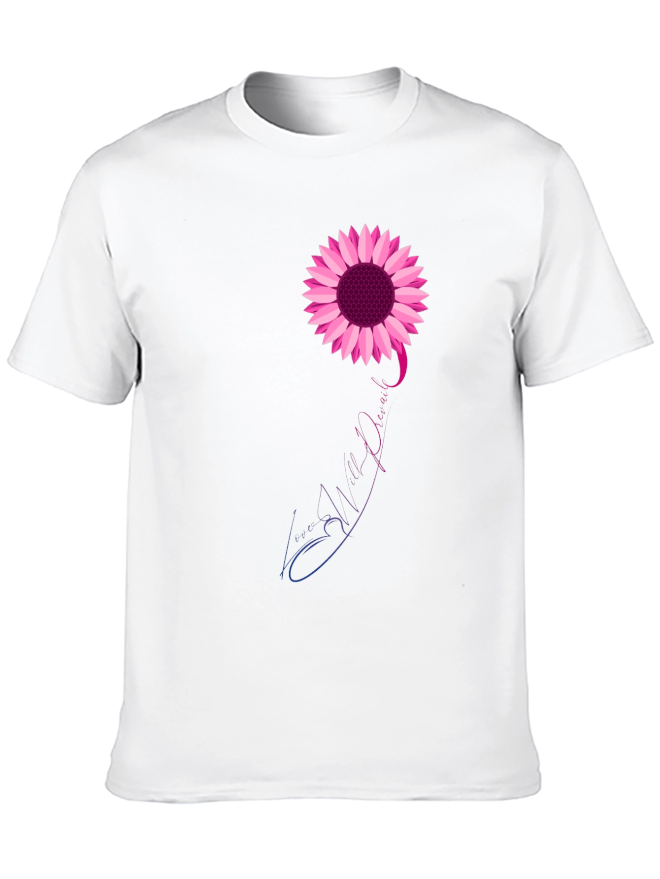 Pink Sunflower Mental Health Awareness T-Shirt