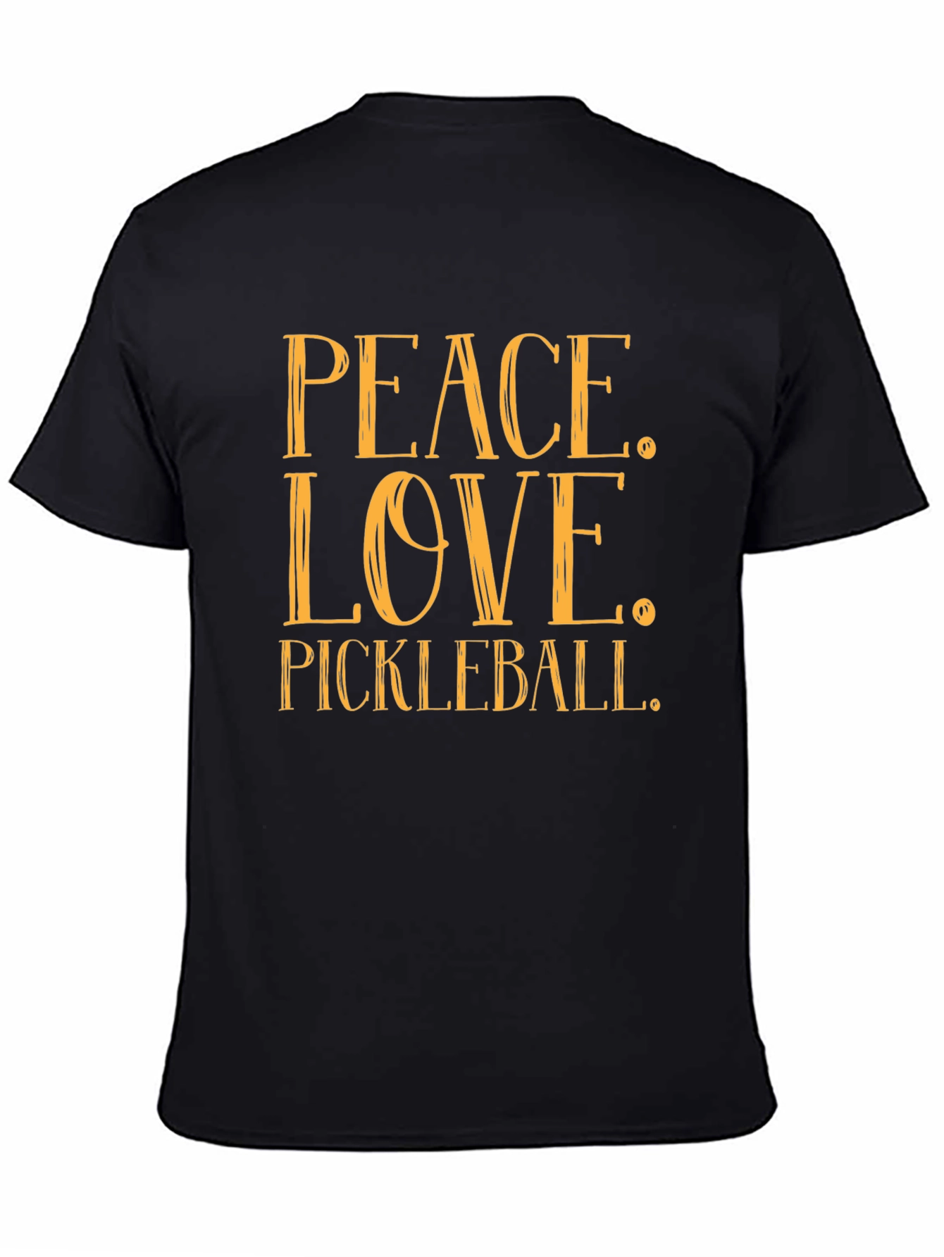 Peace Love Pickleball Graphic T-Shirt