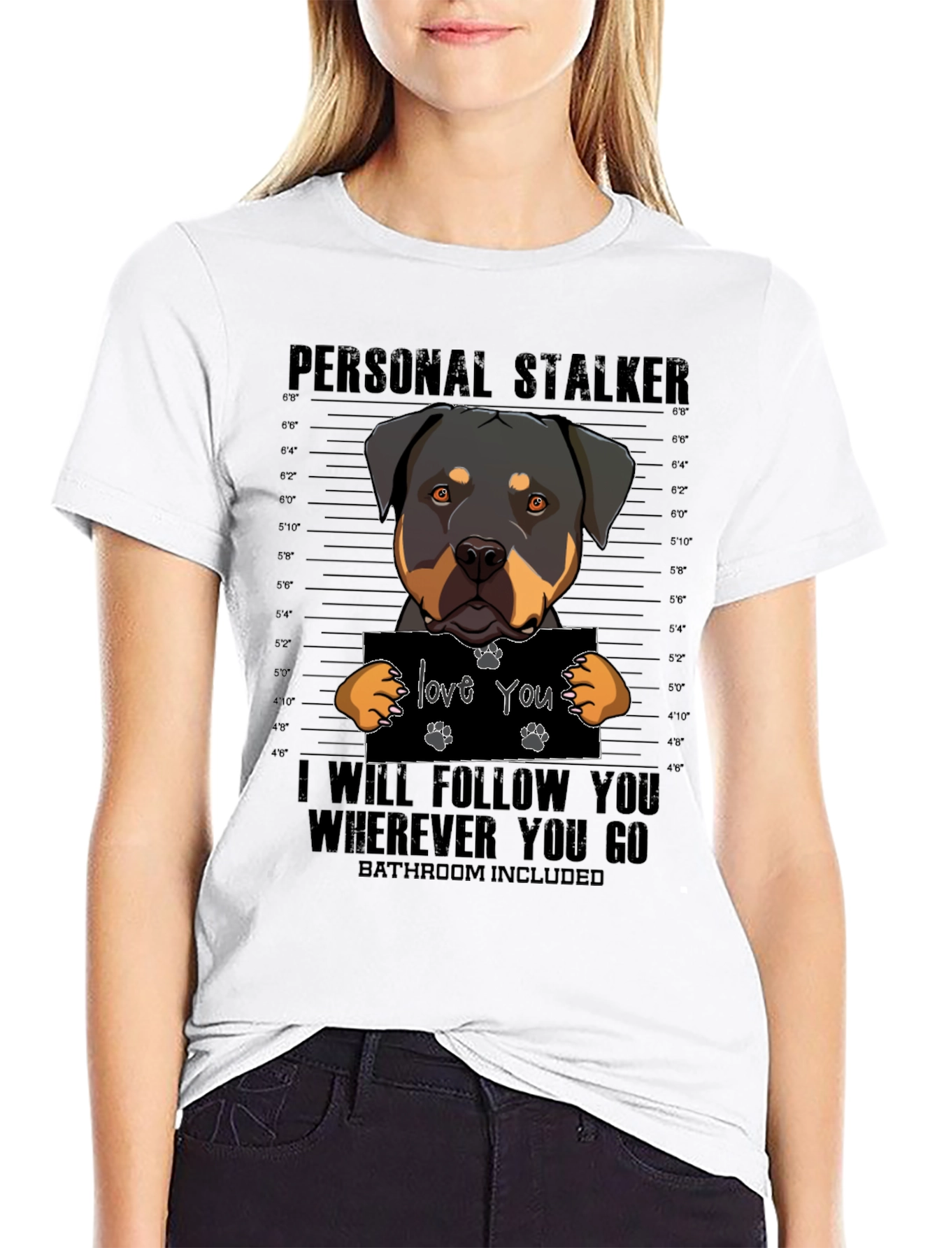 Personal Rottweiler Stalker T-Shirt
