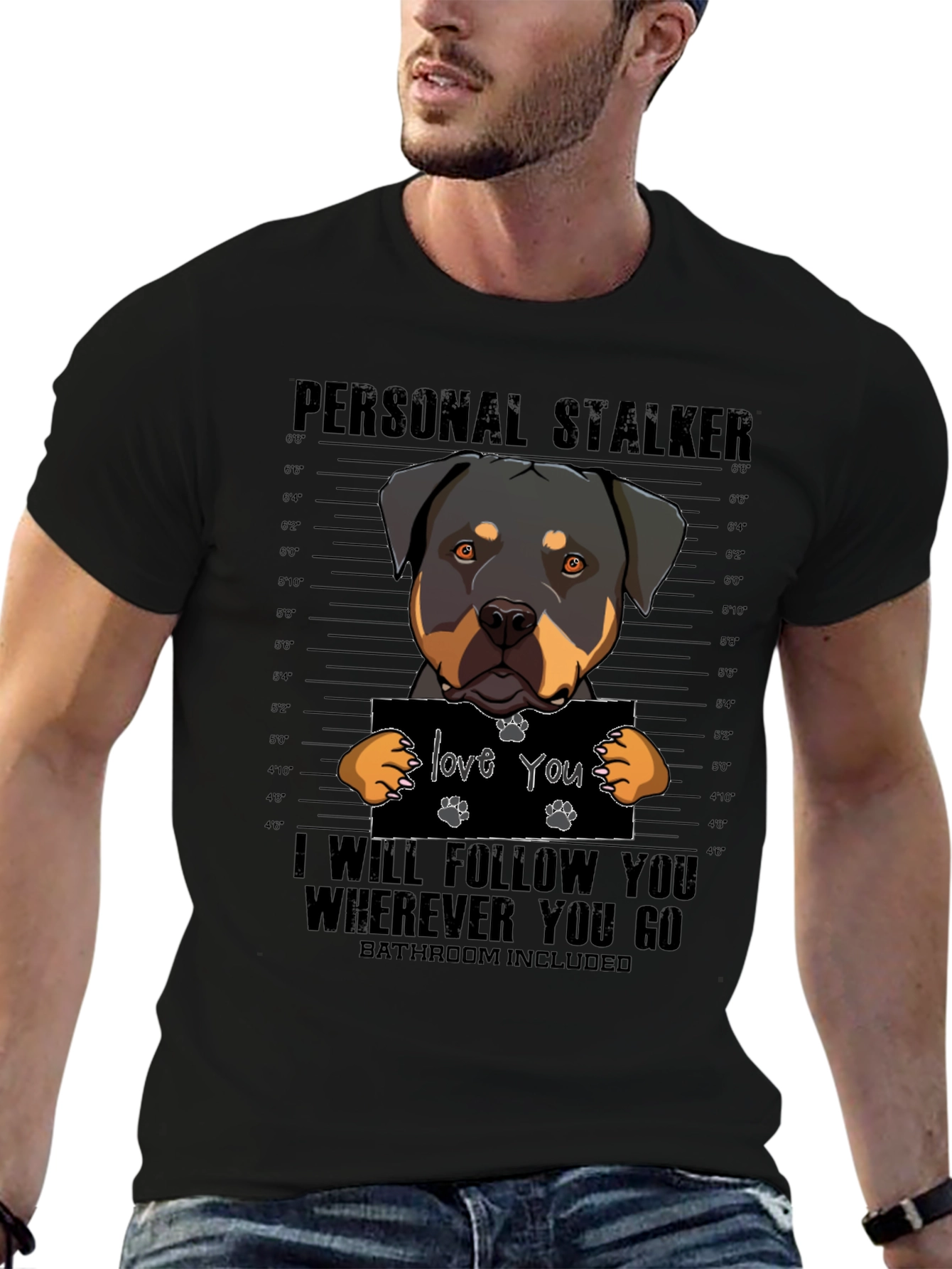 Personal Rottweiler Stalker T-Shirt