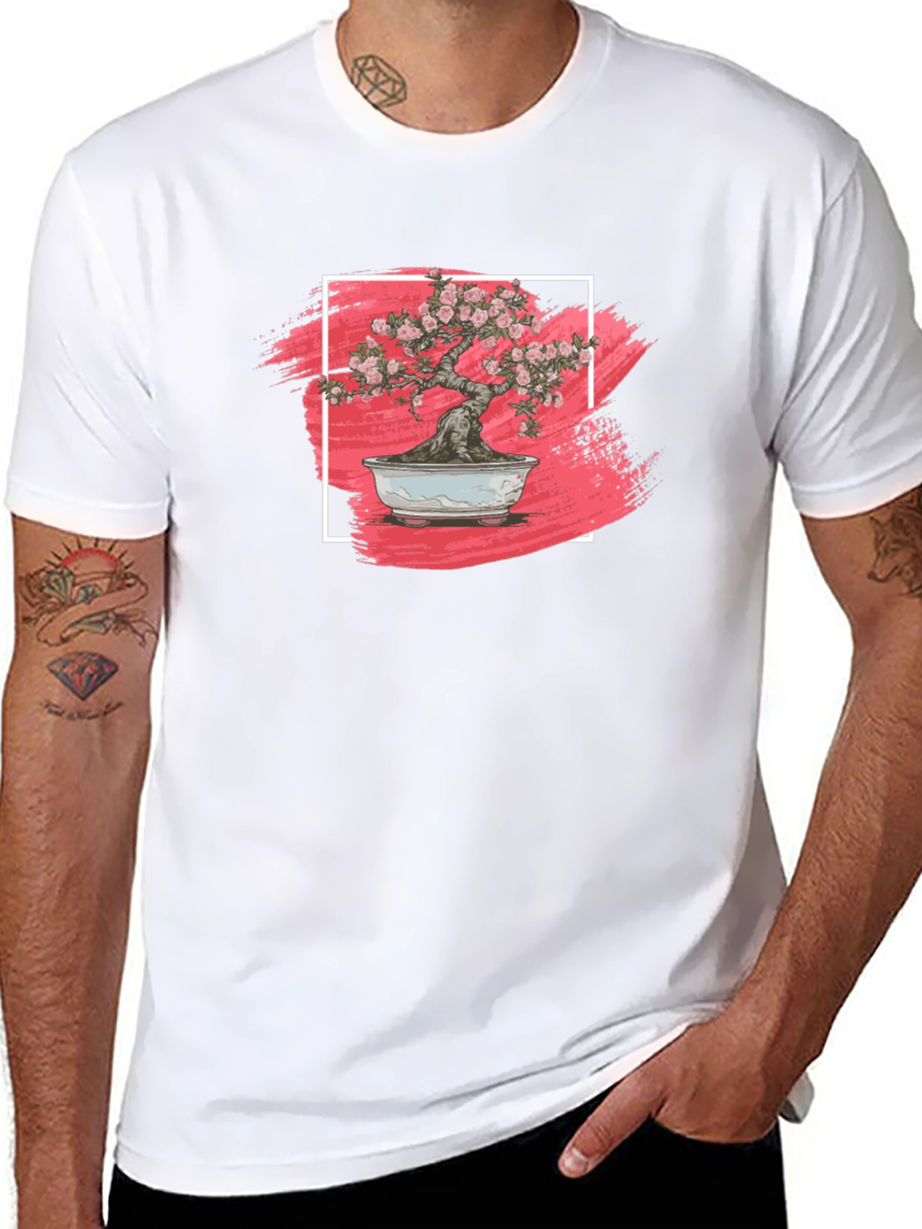 Bonsai Graphic Tee - Zen Style