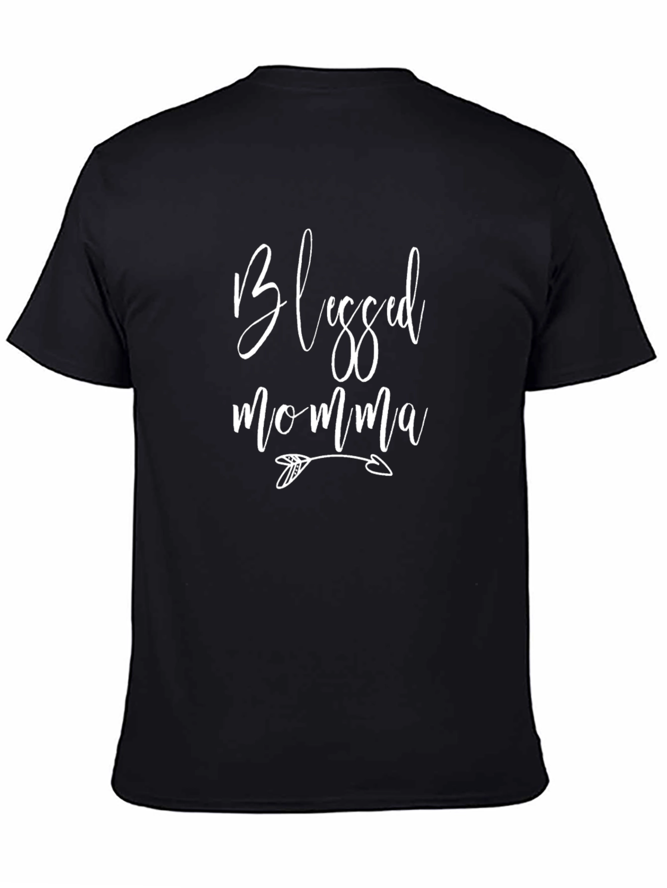 Blessed Momma Black T-Shirt