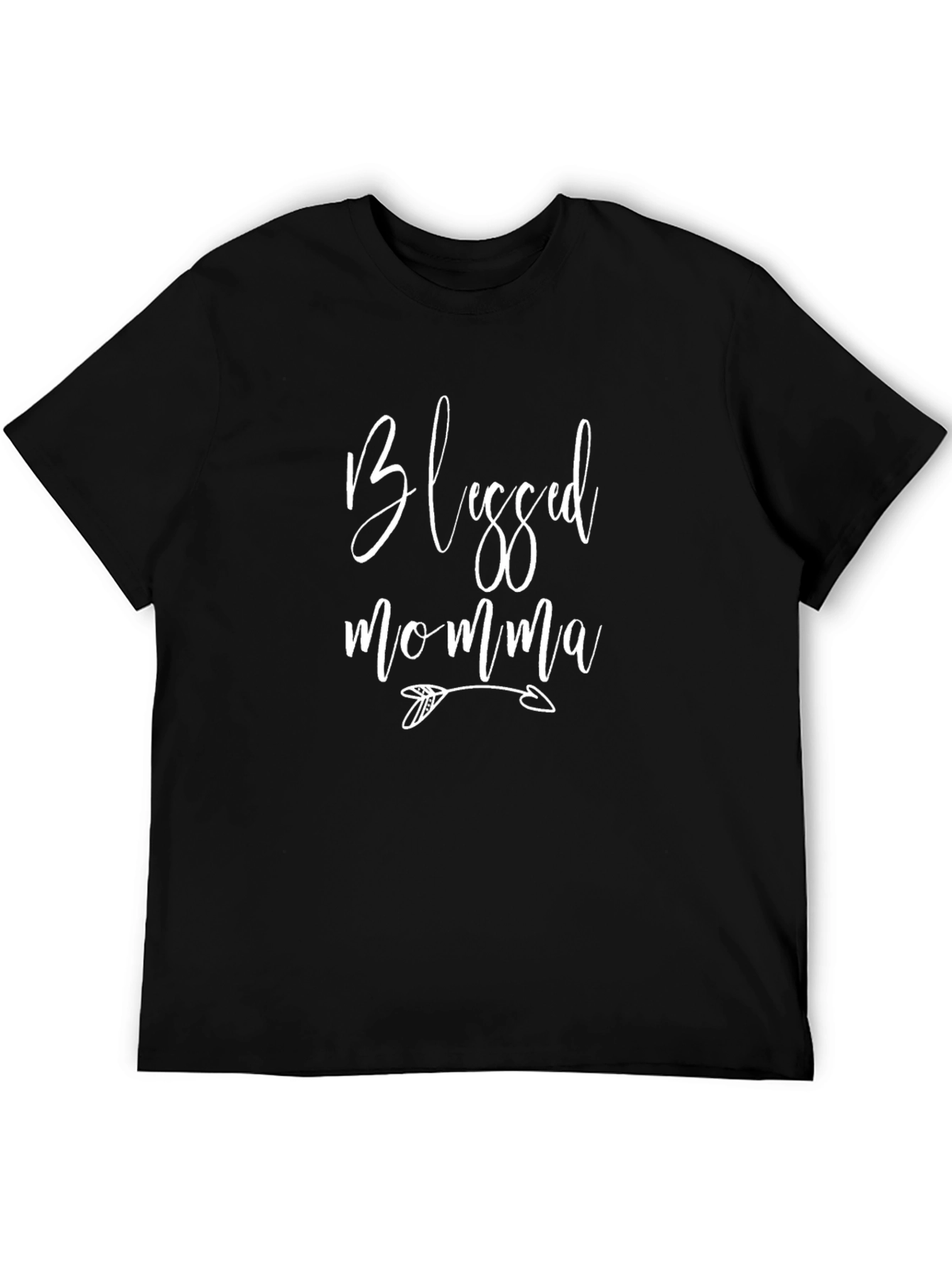 Blessed Momma Black T-Shirt