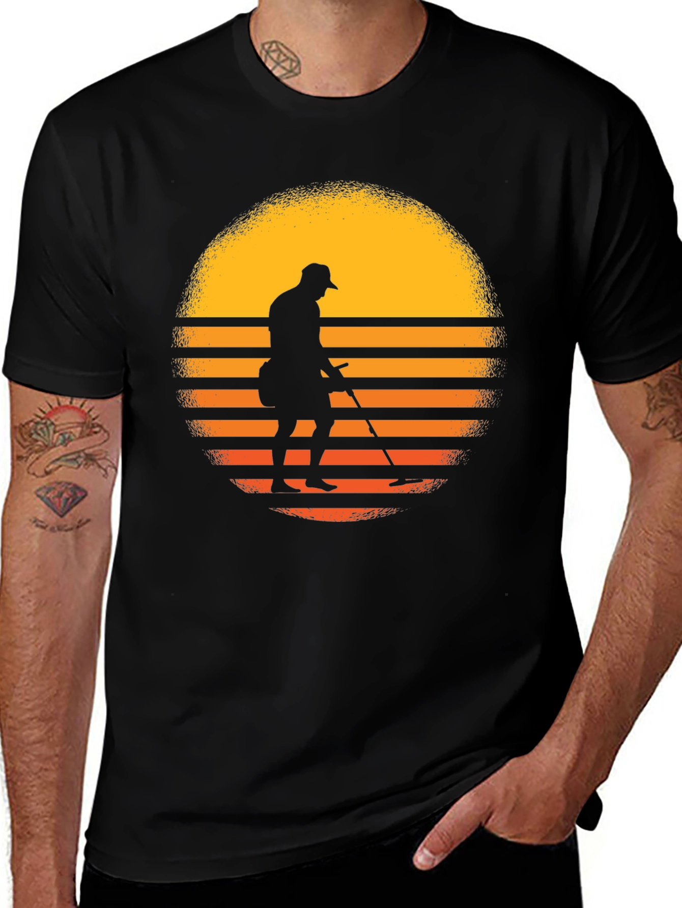 Sunset Metal Detector T-Shirt
