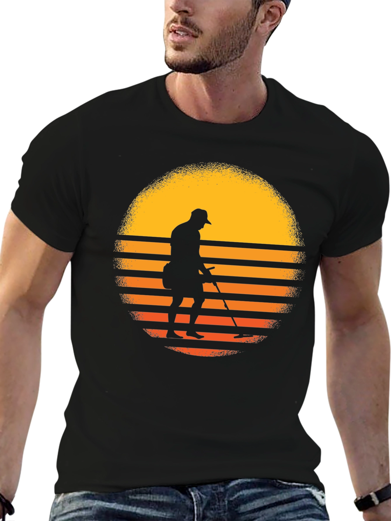 Sunset Metal Detector T-Shirt