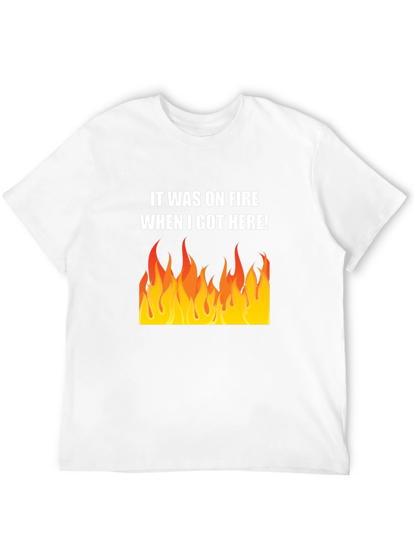 It Was on Fire Graphic Tee