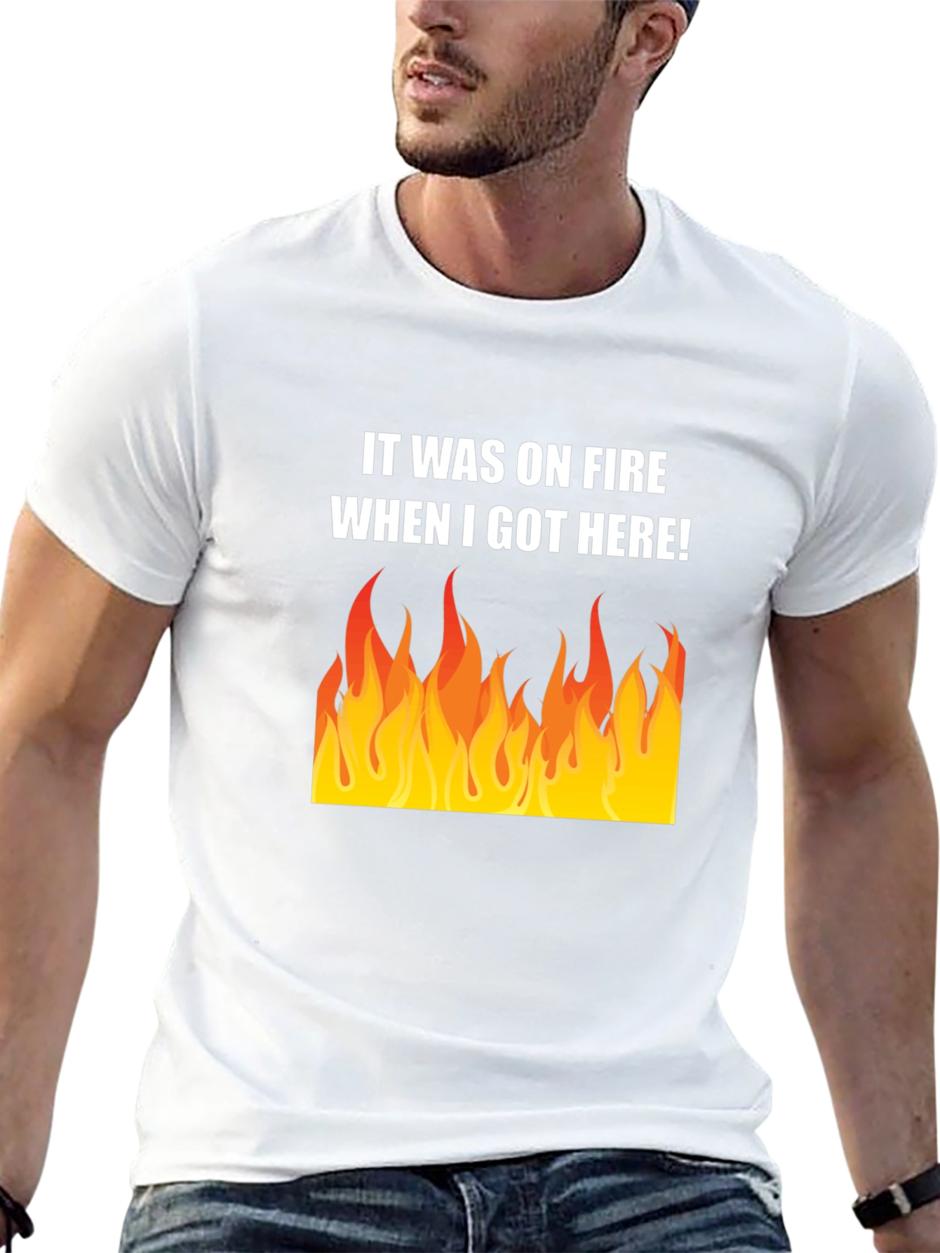 It Was on Fire Graphic Tee