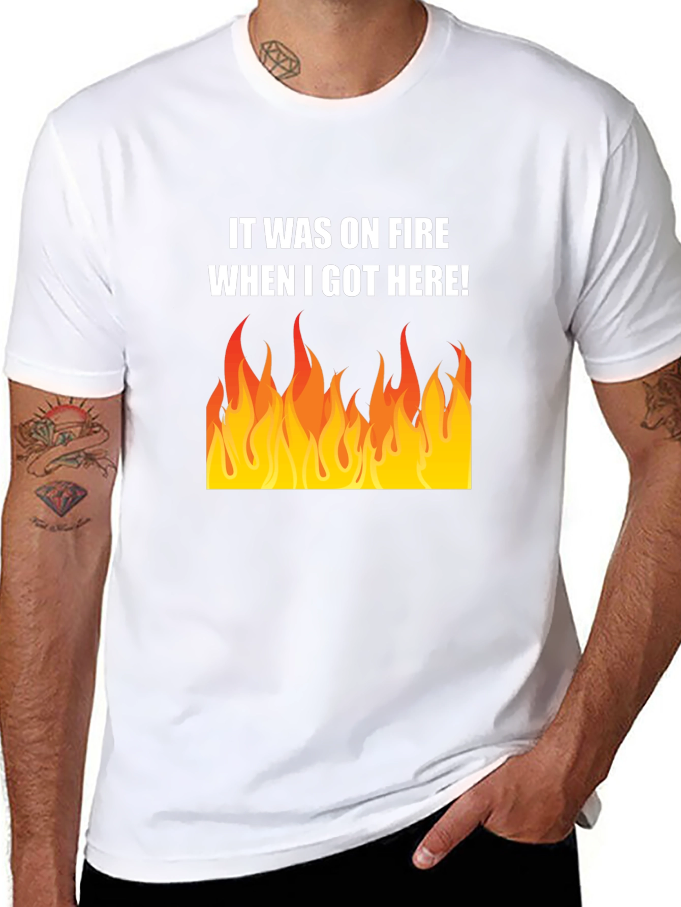 It Was on Fire Graphic Tee