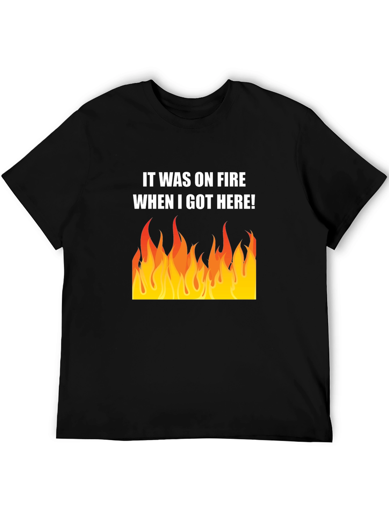 It Was on Fire Graphic Tee