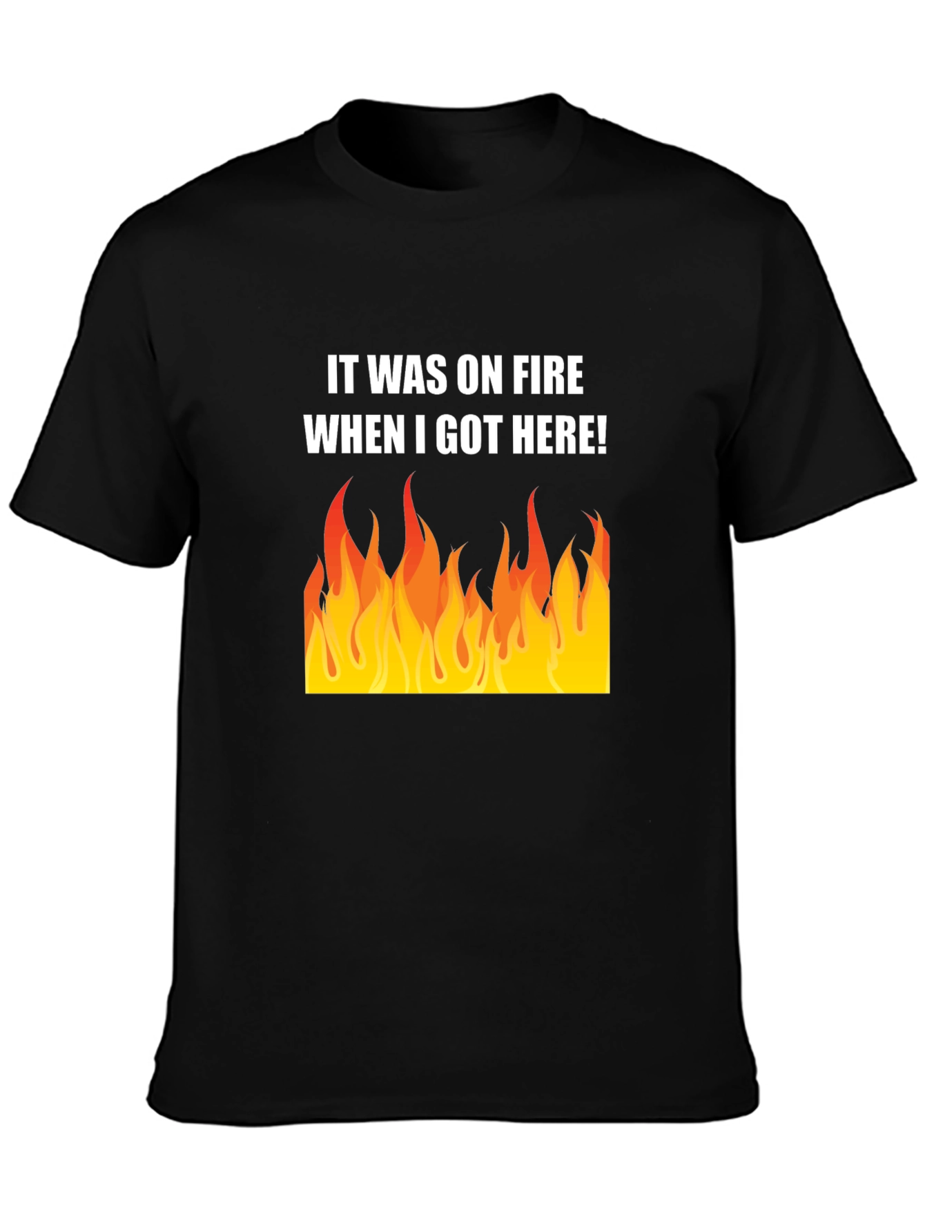 It Was on Fire Graphic Tee