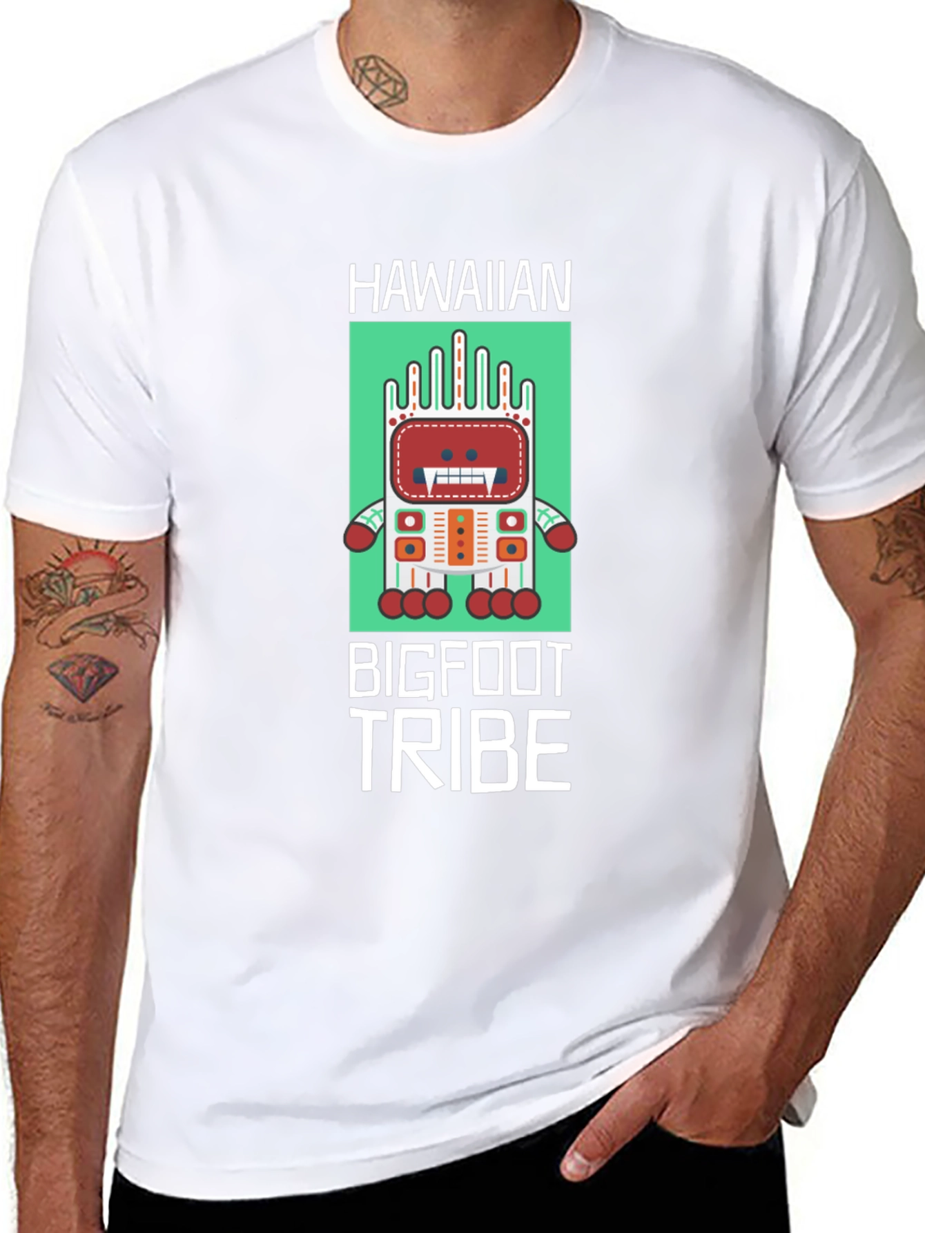 Hawaiian Bigfoot Tribe Graphic Tee