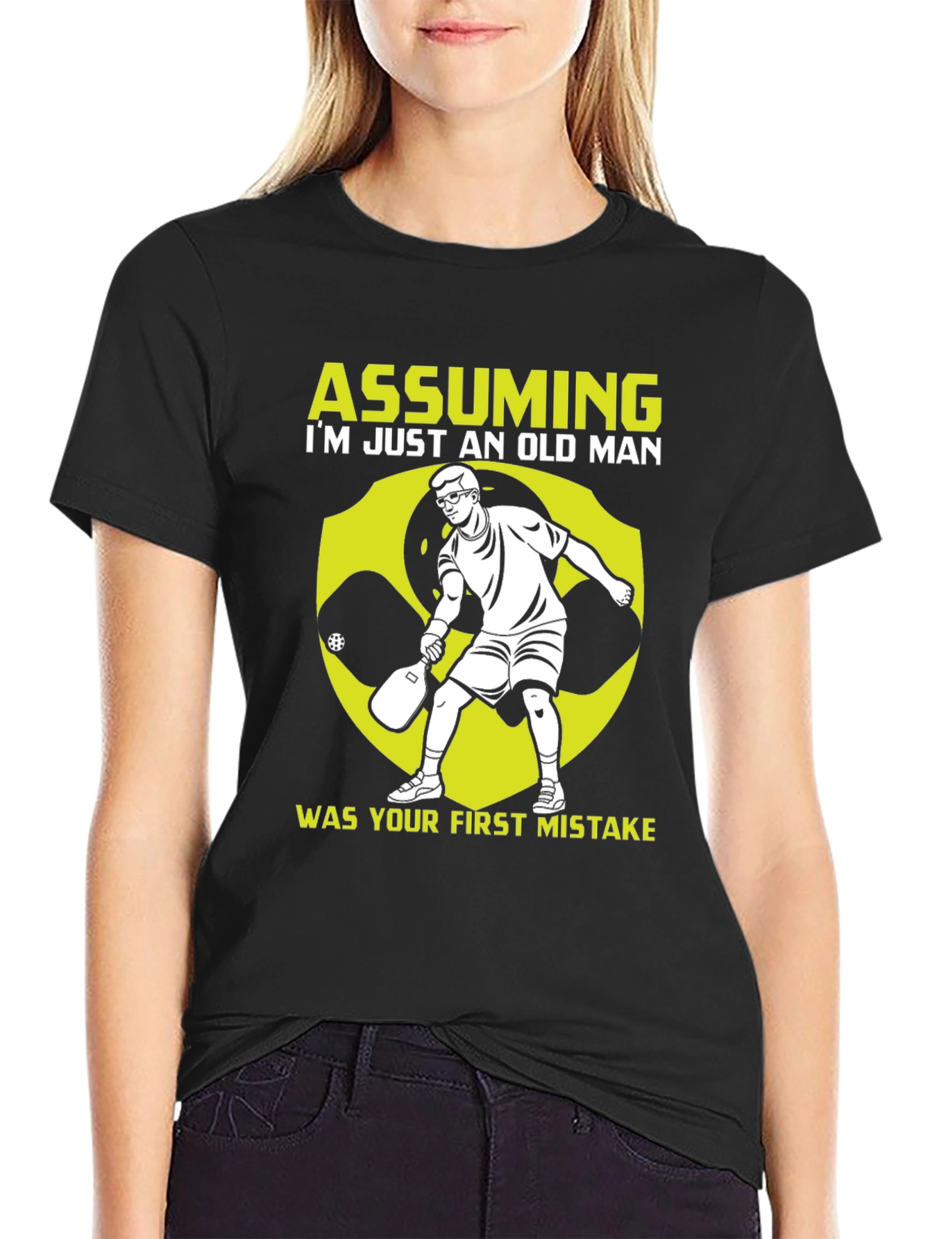 Funny Old Man Pickleball T-Shirt