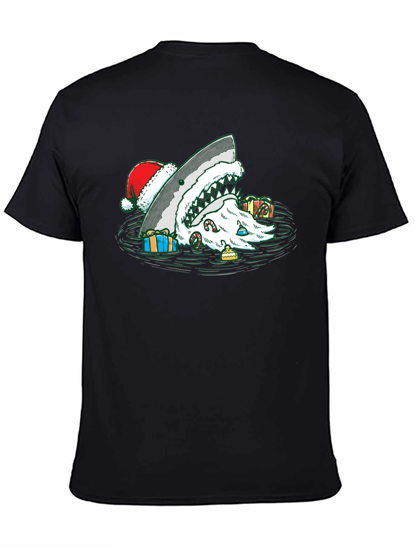 Christmas Shark Santa T-Shirt