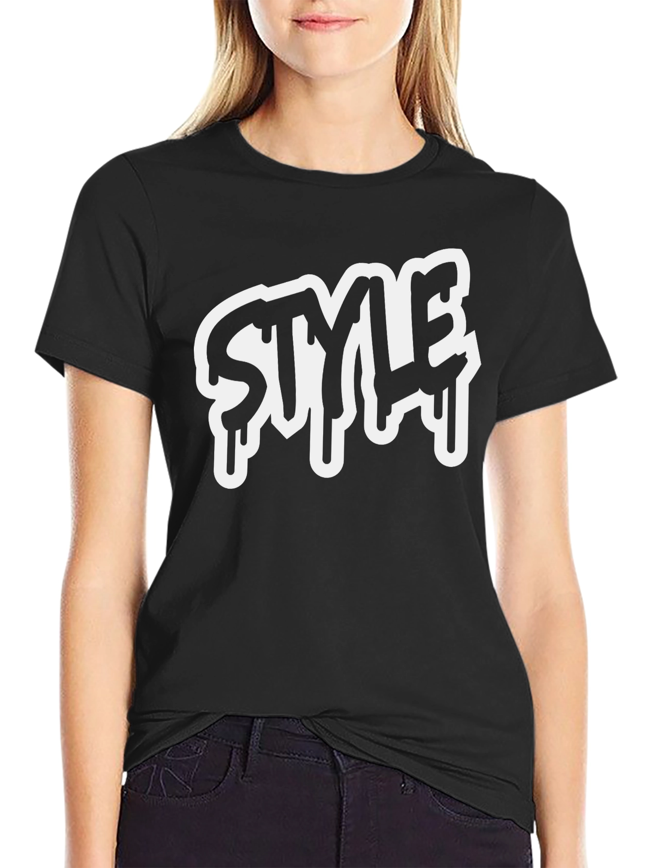 Stylish Black T-Shirt with STYLE Print