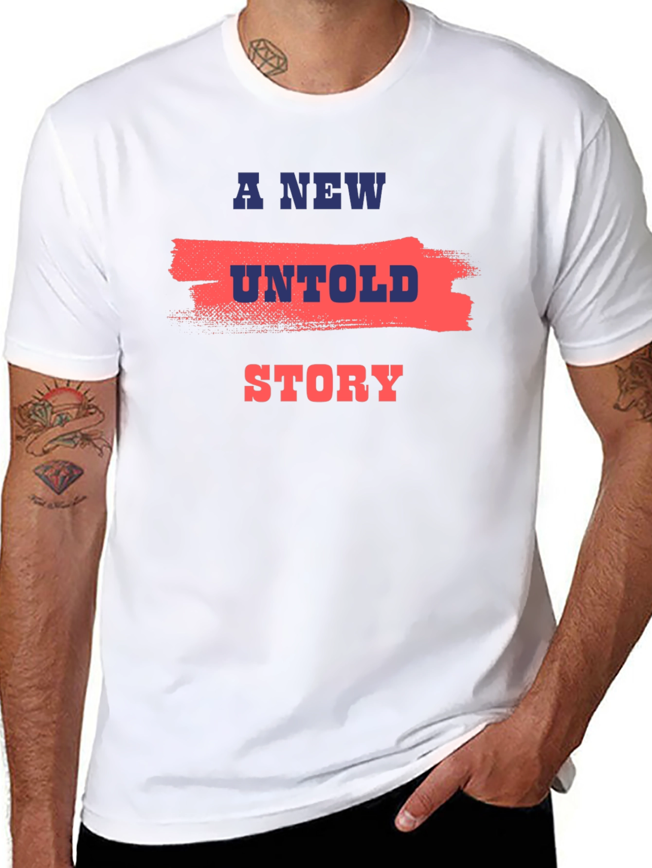 Untold Story Graphic Tee - Premium Cotton Blend