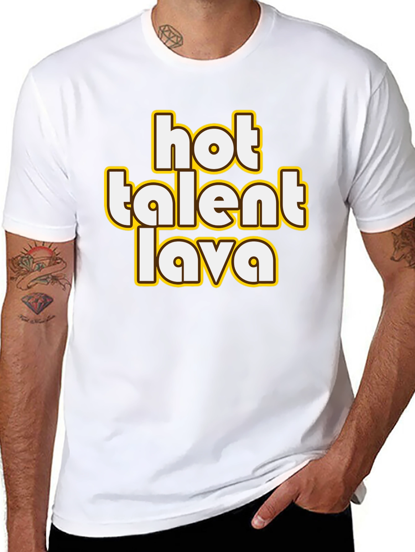 Hot Talent Lava Graphic T-Shirt