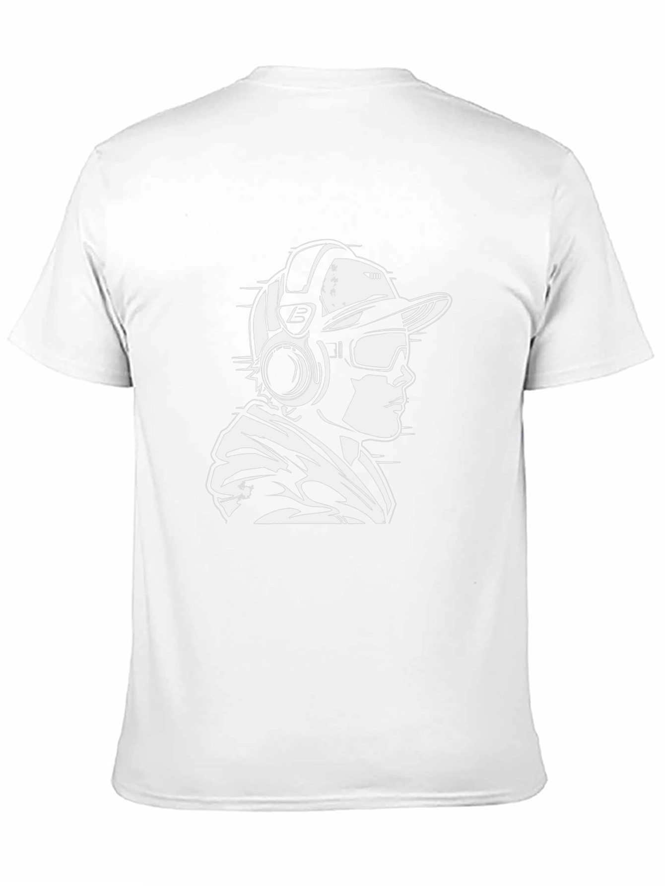 Cool Graphic Tee - DJ with Headphones Design